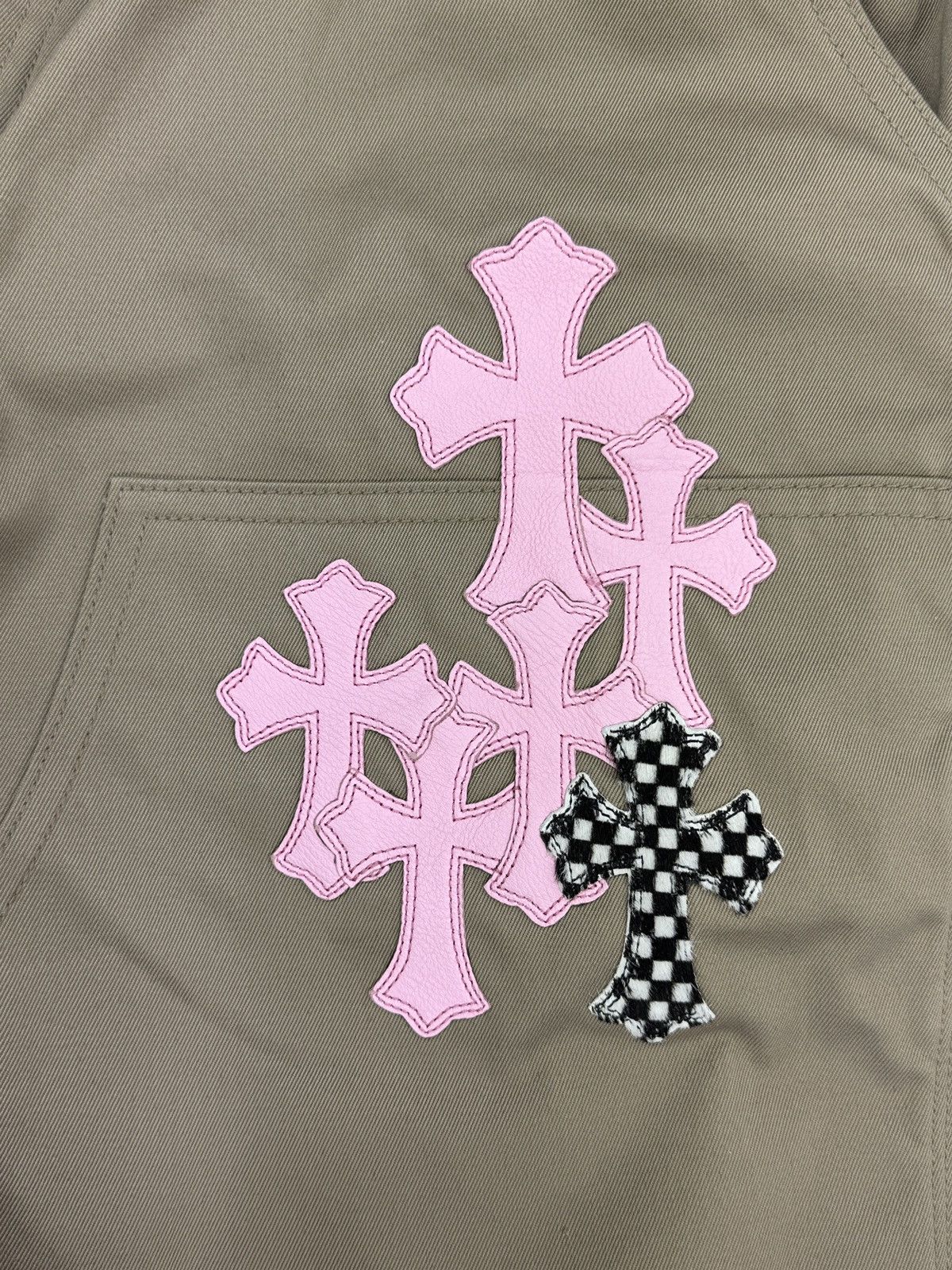 Chrome Hearts LEATHER CROSS PATCH CARPENTER PANTS Size US 36 / EU 52 - 16 Thumbnail