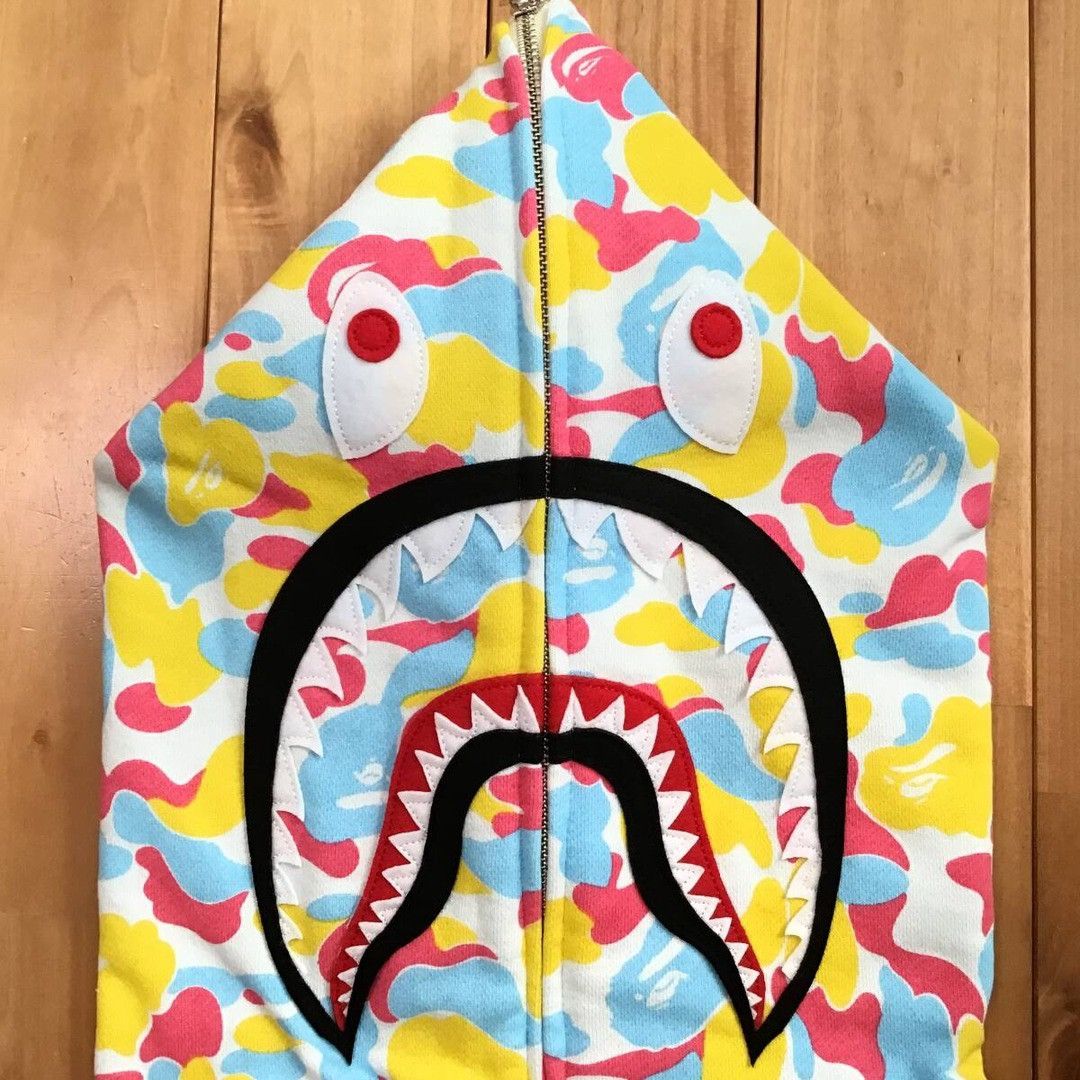 Bape 2024 🔥Sanya Store Camo🔥 BAPE shark full zip hoodie APE Size US XL / EU 56 / 4 - 4 Thumbnail