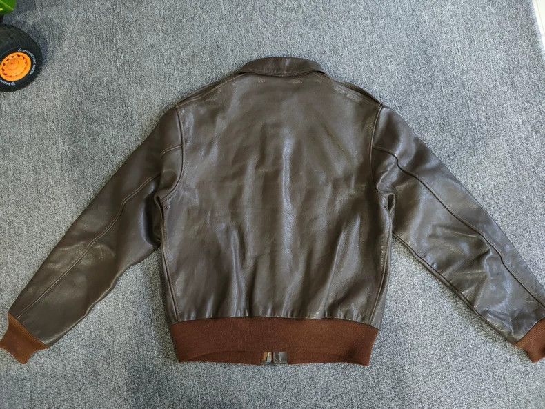 The Real McCoy's The REAL McCOY'S A2 Pilot Jacket with Horsehide Size US M / EU 48-50 / 2 - 2 Thumbnail