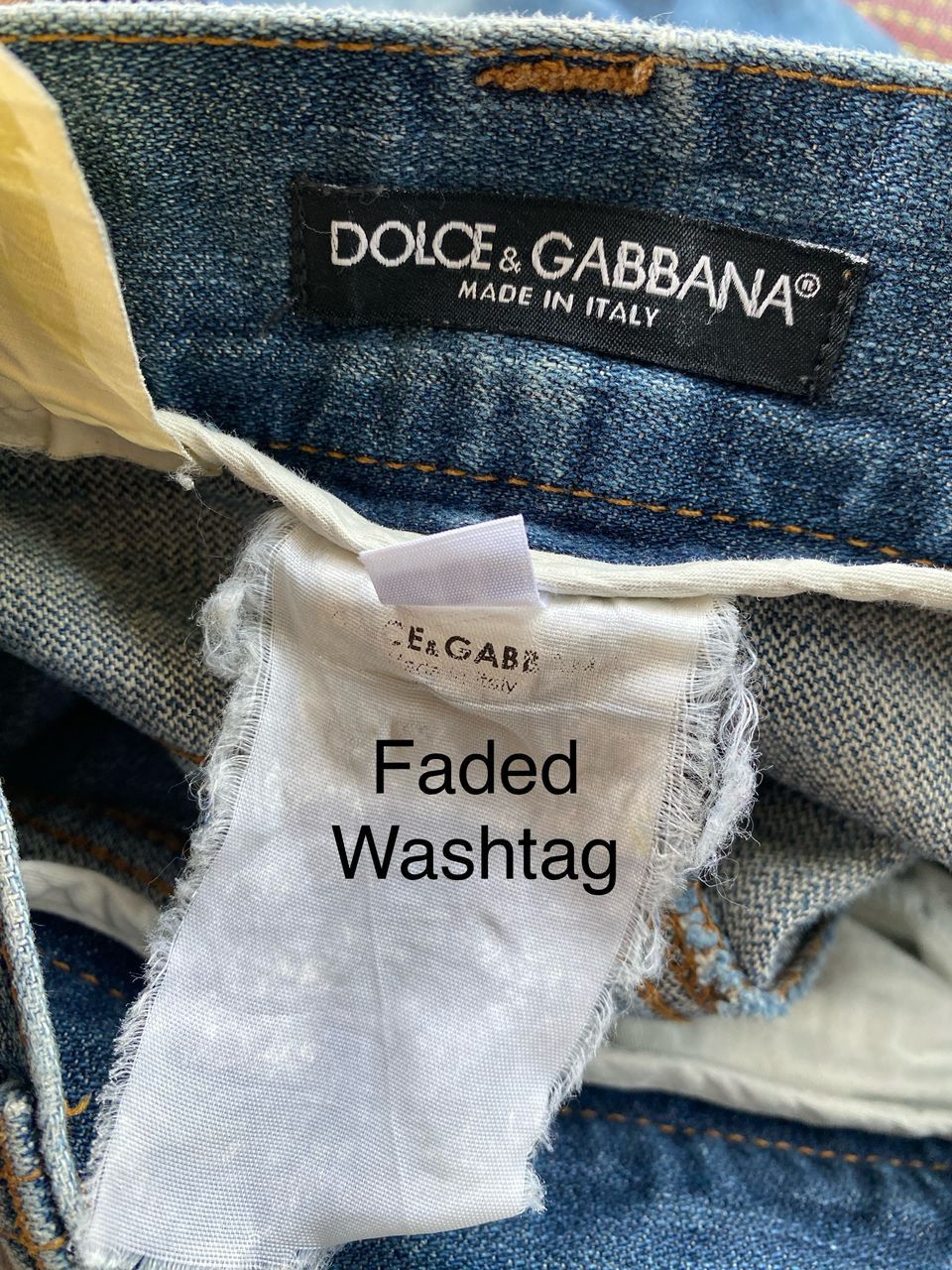Dolce & Gabbana 💥BEST OFFER💥DOLCE & GABANNA 14 GOLD DISTRESSED DENIM Size 30" / US 8 / IT 44 - 15 Thumbnail