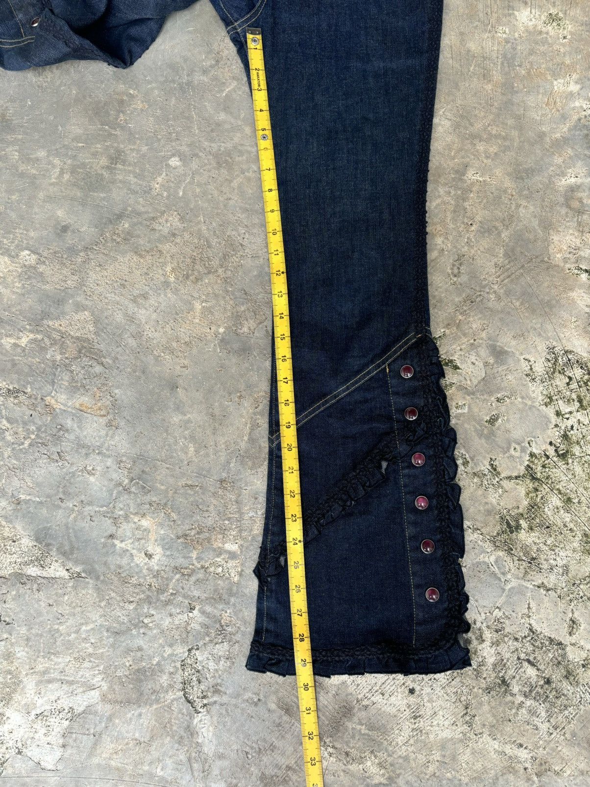 If Six Was Nine × Japanese Brand × Tornado Mart Pink House bottom button cealan Bootcut style Size US 28 / EU 44 - 16 Thumbnail