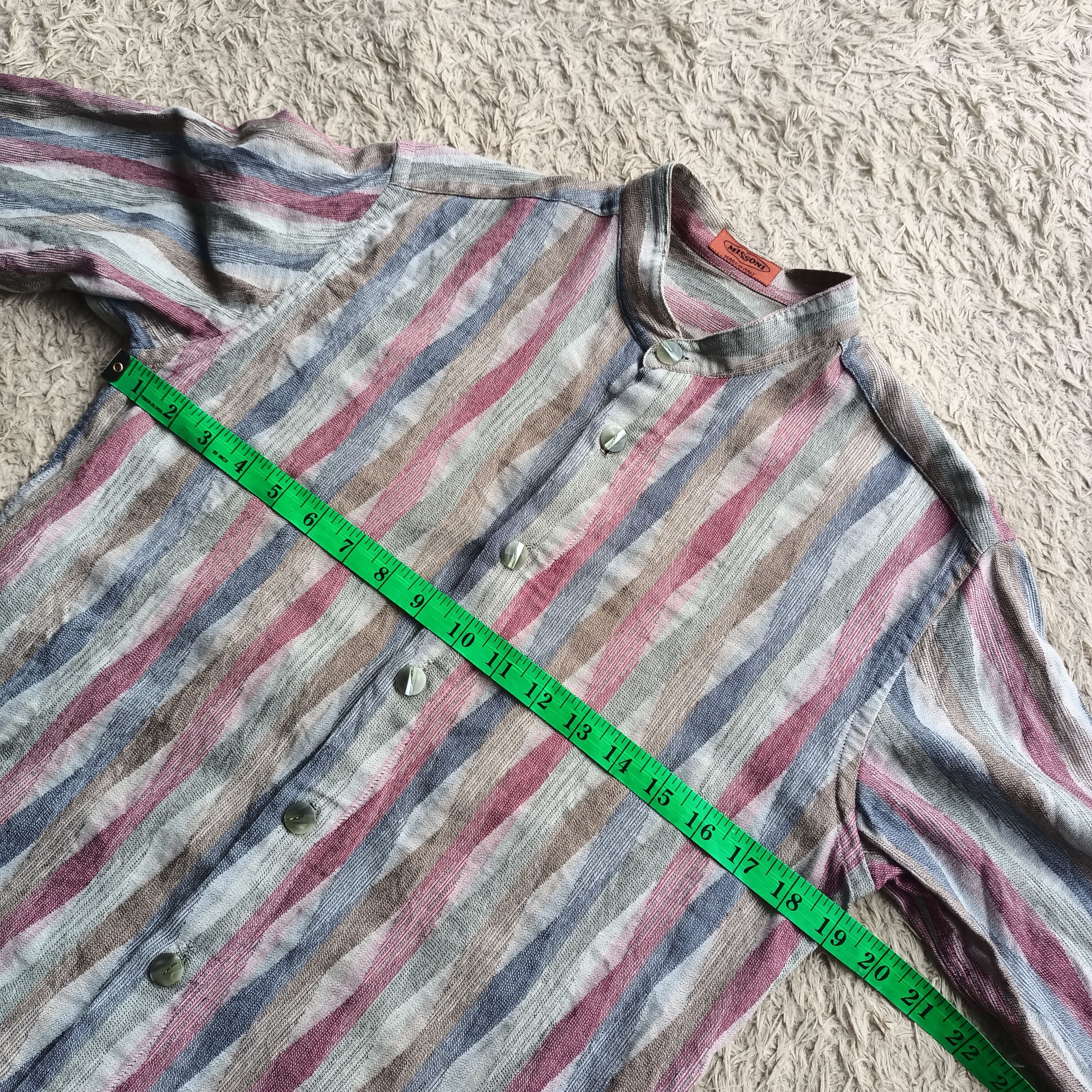 Designer × Missoni × Vintage Vintage missoni italy diamond pattern mandarin collar Size US M / EU 48-50 / 2 - 12 Thumbnail