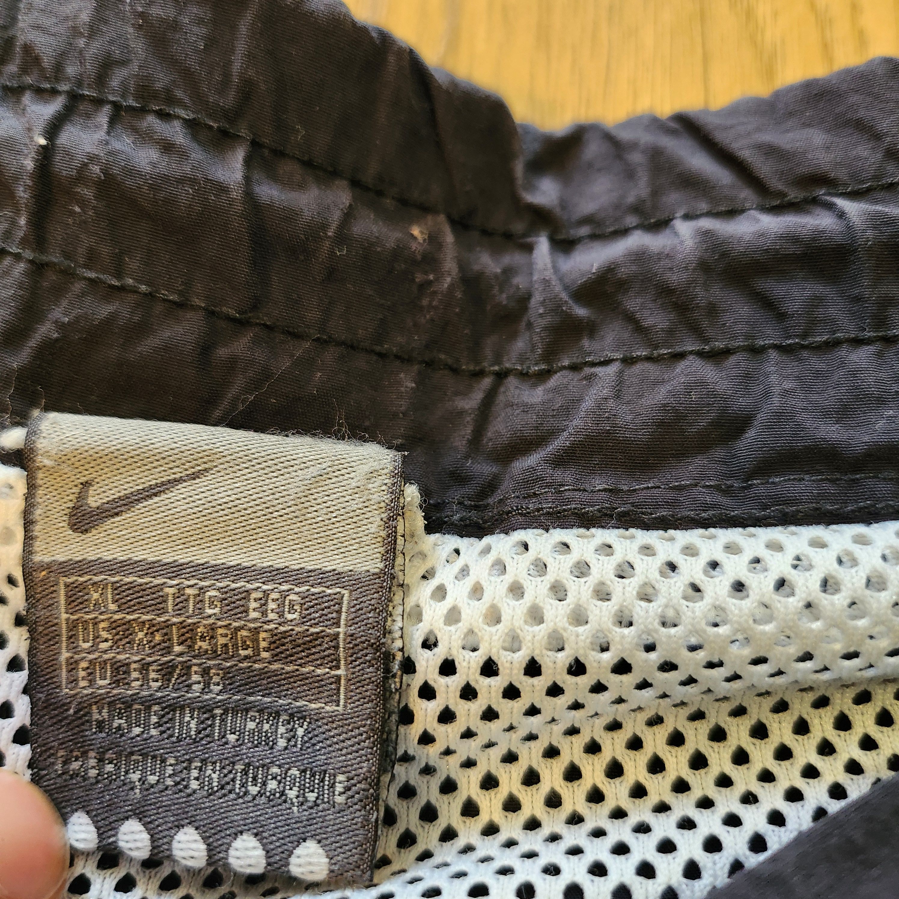 Nike × Vintage Nike Embroidery Alpha Project logo shorts Size US 38 / EU 54 - 3 Thumbnail