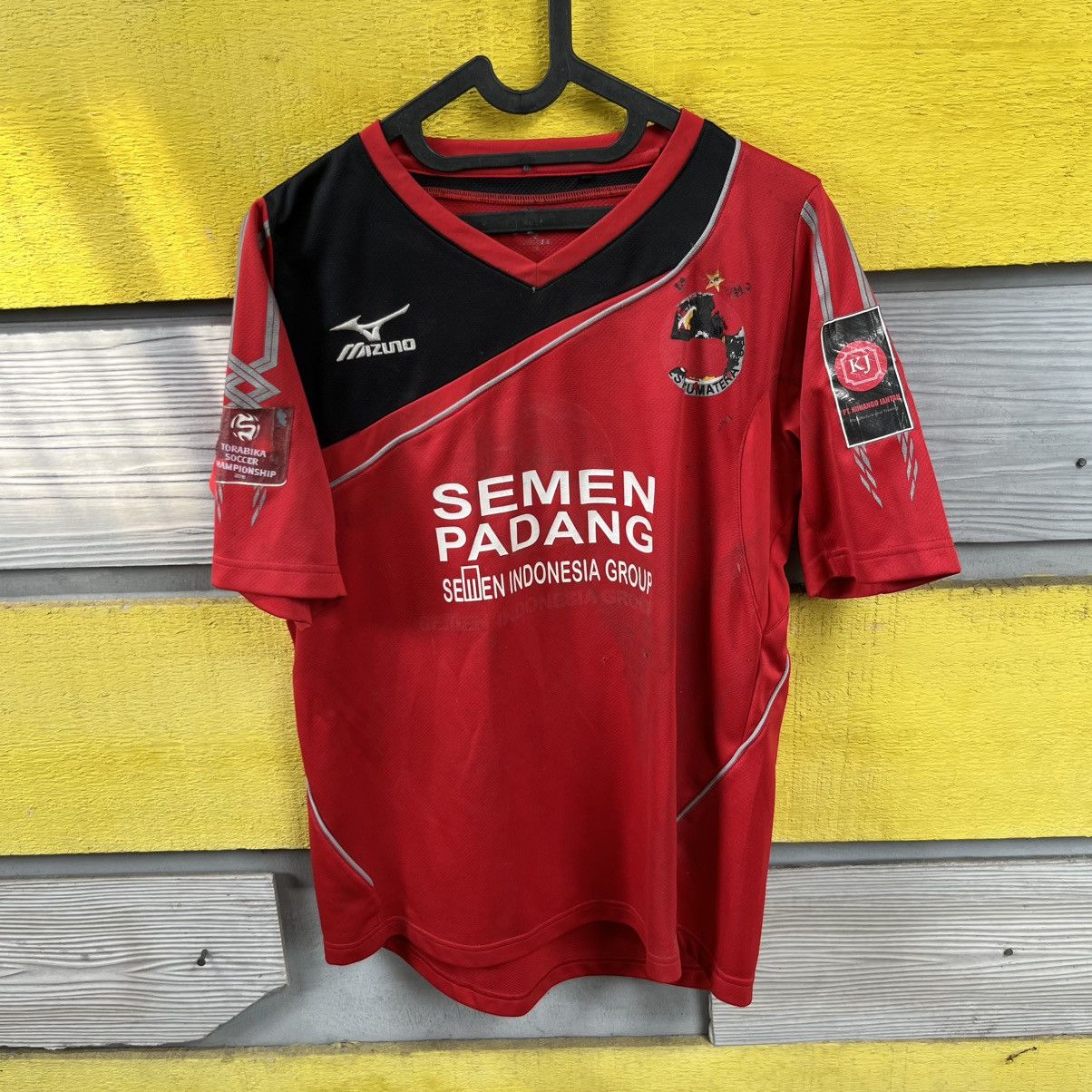 Other VERY RARE SEMEN PADANG TSC INDONESIA MATCH WORN JERSEY Size US M / EU 48-50 / 2 - 1 Thumbnail