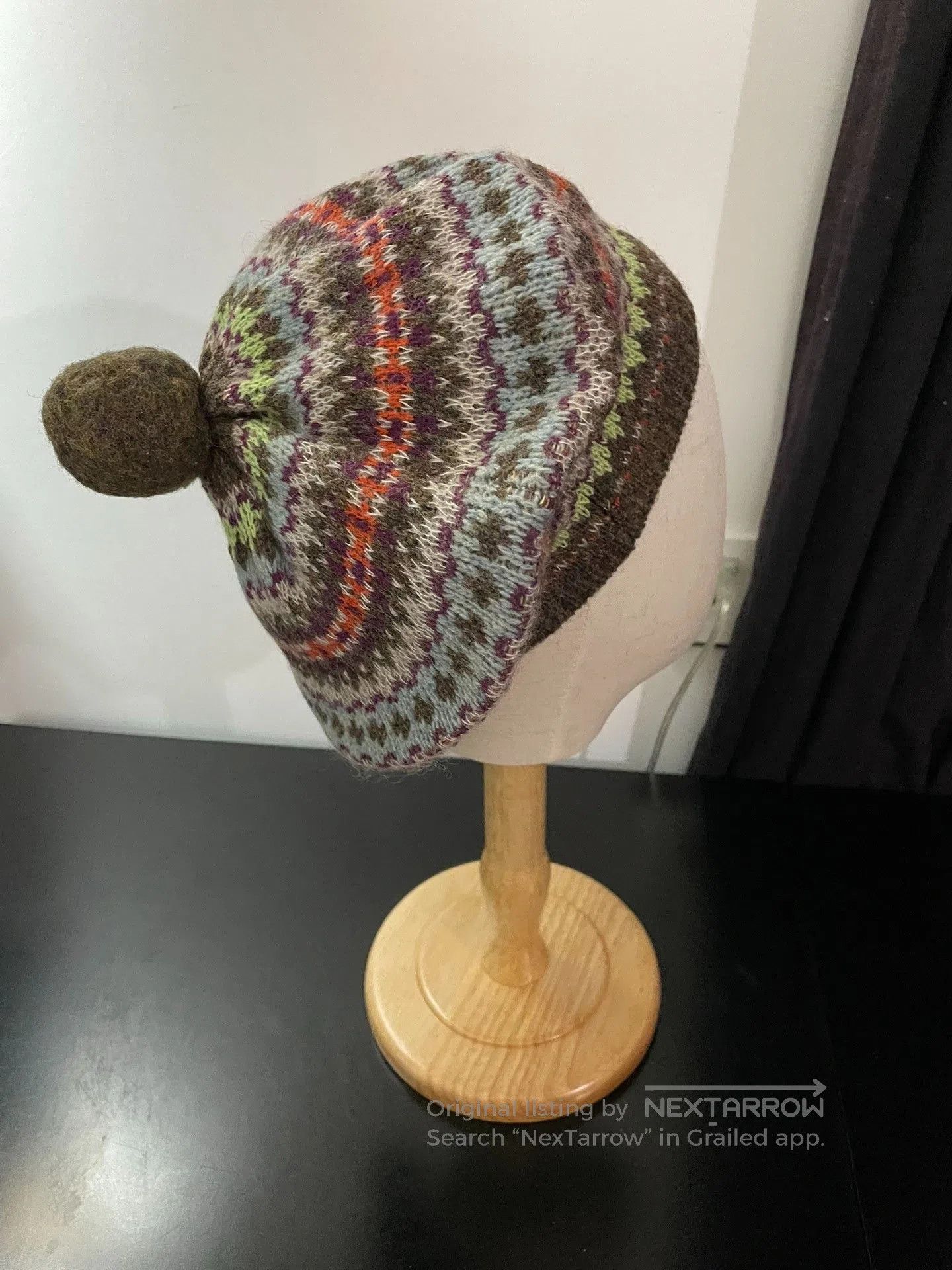 Kapital Kapital Ethnic Knit Dome Cap. Size ONE SIZE - 1 Thumbnail