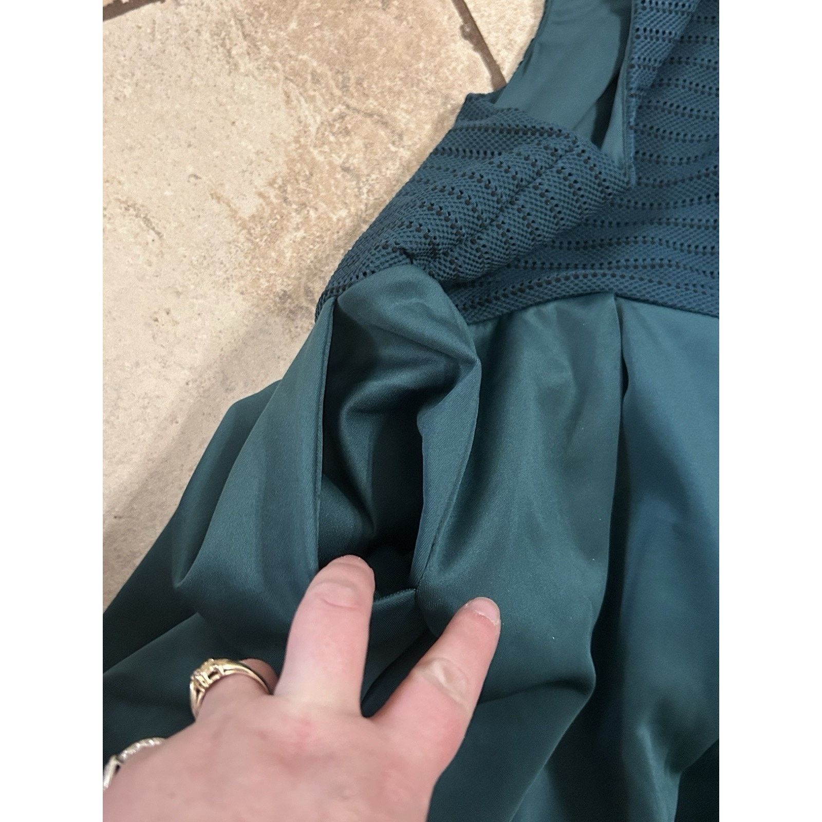 Other Torrid Fit And Flare Teal Green Dress 18 NWT Pockets Size XXL / US 16-18 / IT 52-54 - 8 Thumbnail