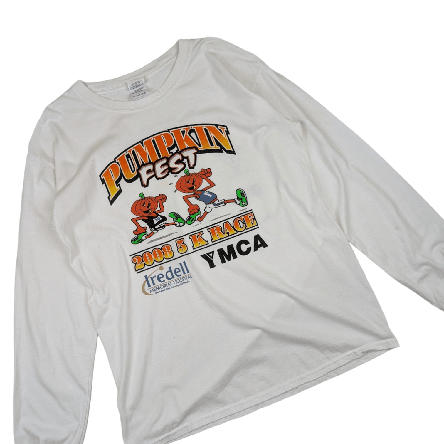 Gildan 2008 PUMPKIN FEST Run Marathon Long Sleeve T-Shirt Size US M / EU 48-50 / 2 - 3 Thumbnail