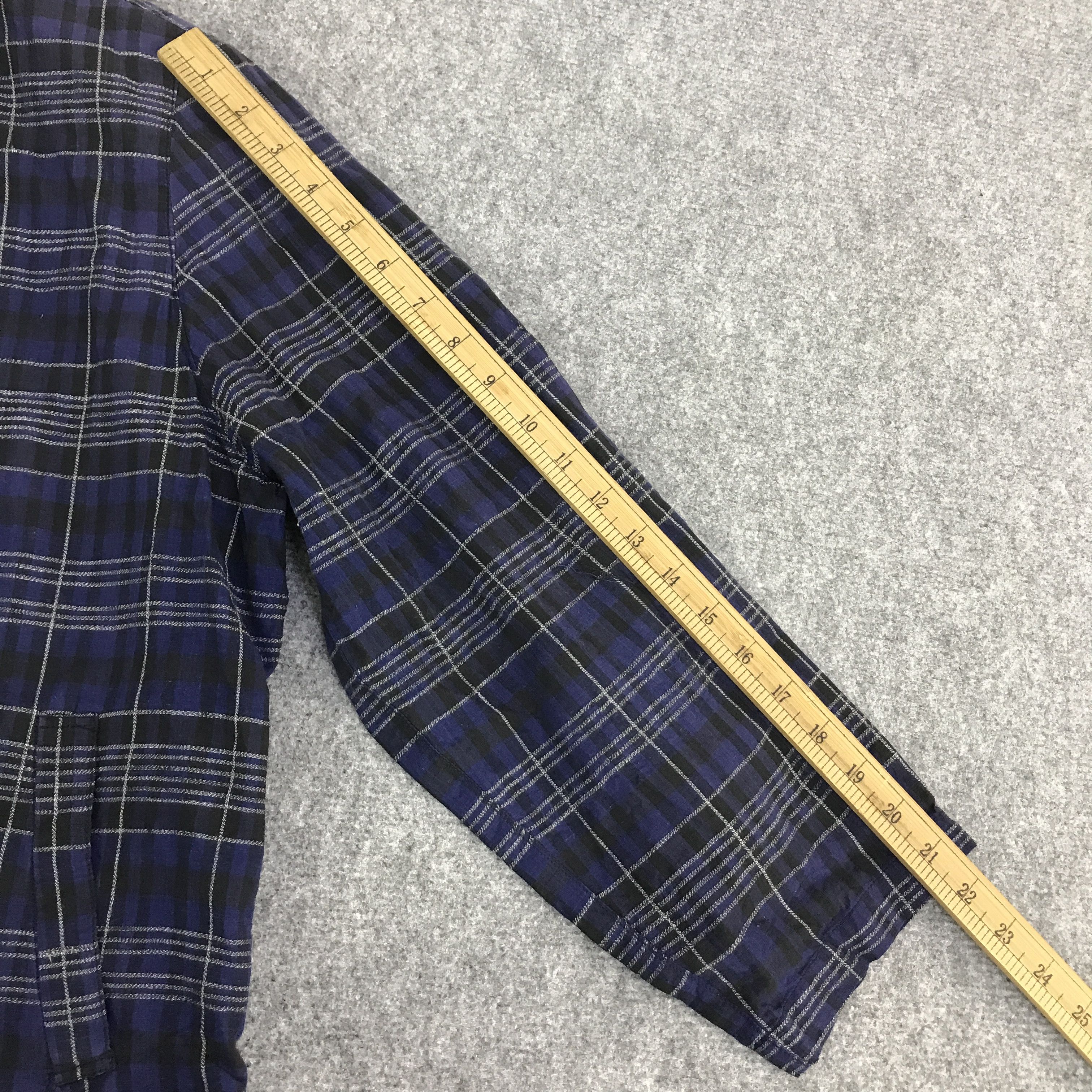 Issey Miyake ISSEY MIYAKE TARTAN BLAZER COAT JACKET K125B9 Size US M / EU 48-50 / 2 - 6 Thumbnail