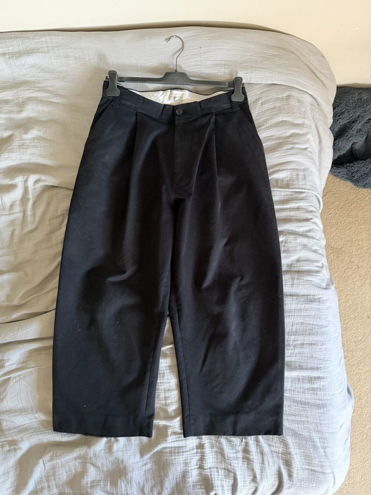 Studio Nicholson Studio Nicholson Sorte Pant Size US 34 / EU 50 - 4 Thumbnail