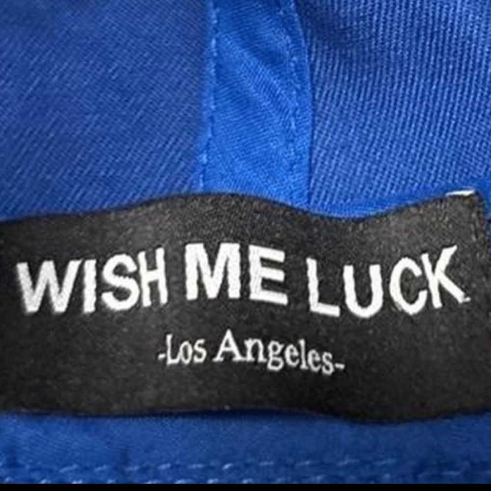 Wish Me Luck WML Electric Blue Snapback Trucker Cap Size ONE SIZE - 2 Thumbnail