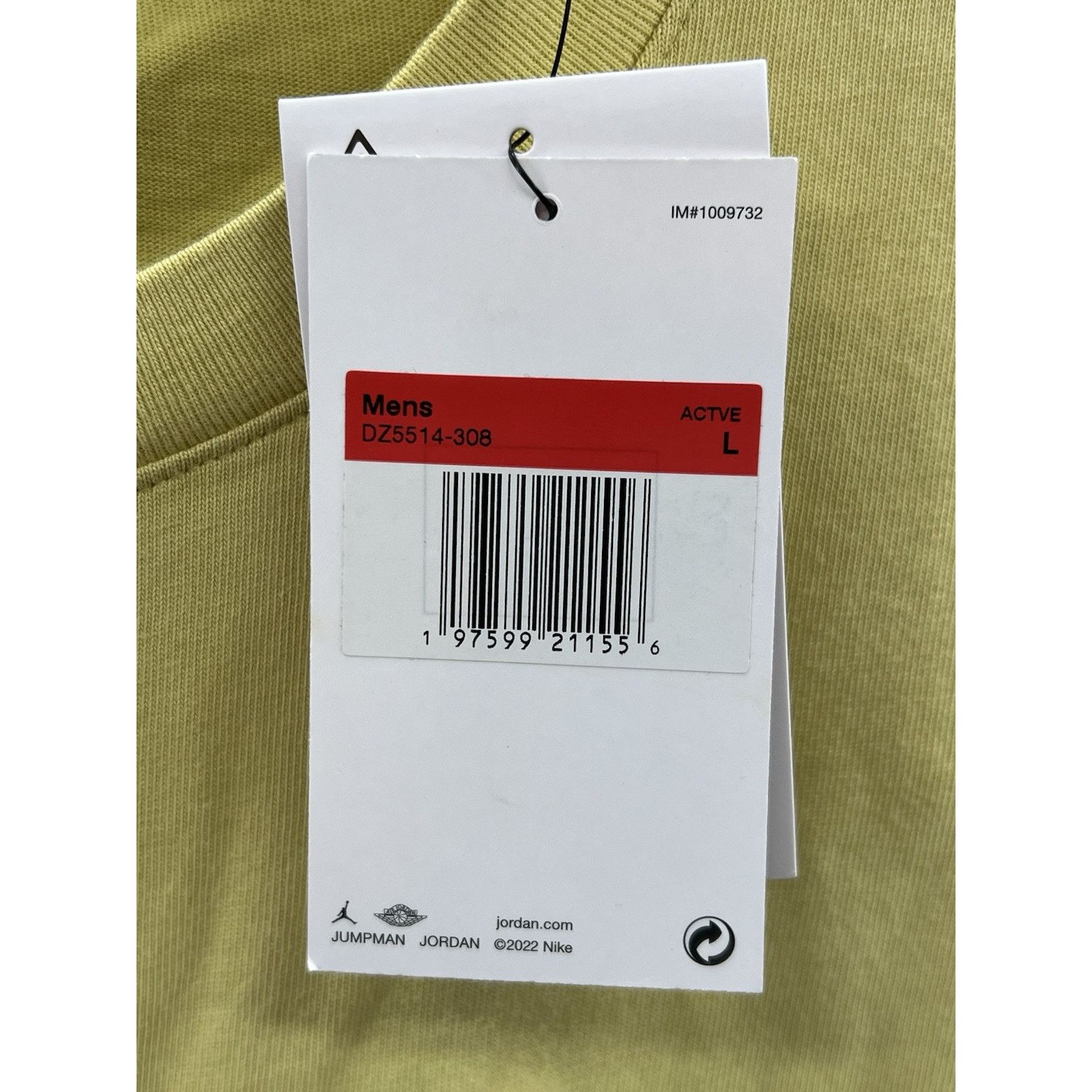 Jordan Brand Jordan Travis Scott T-Shirt Yellow Air Jack Large DZ5514-308 Size US L / EU 52-54 / 3 - 4 Thumbnail