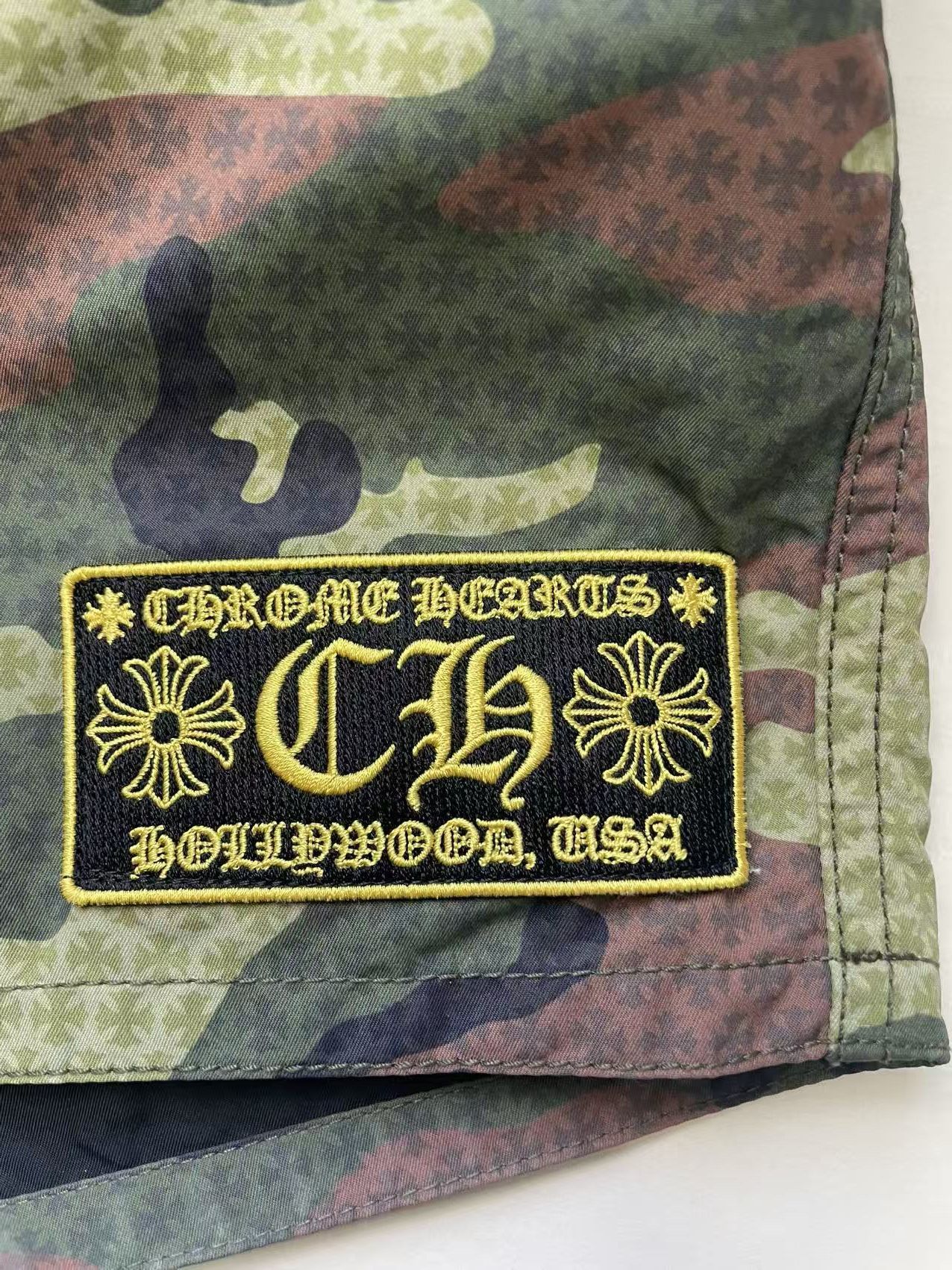 Chrome Hearts Chrome Hearts Tonal Monogram Camouflage Drawstring Shorts Size 36" / US 14 / IT 50 - 3 Thumbnail