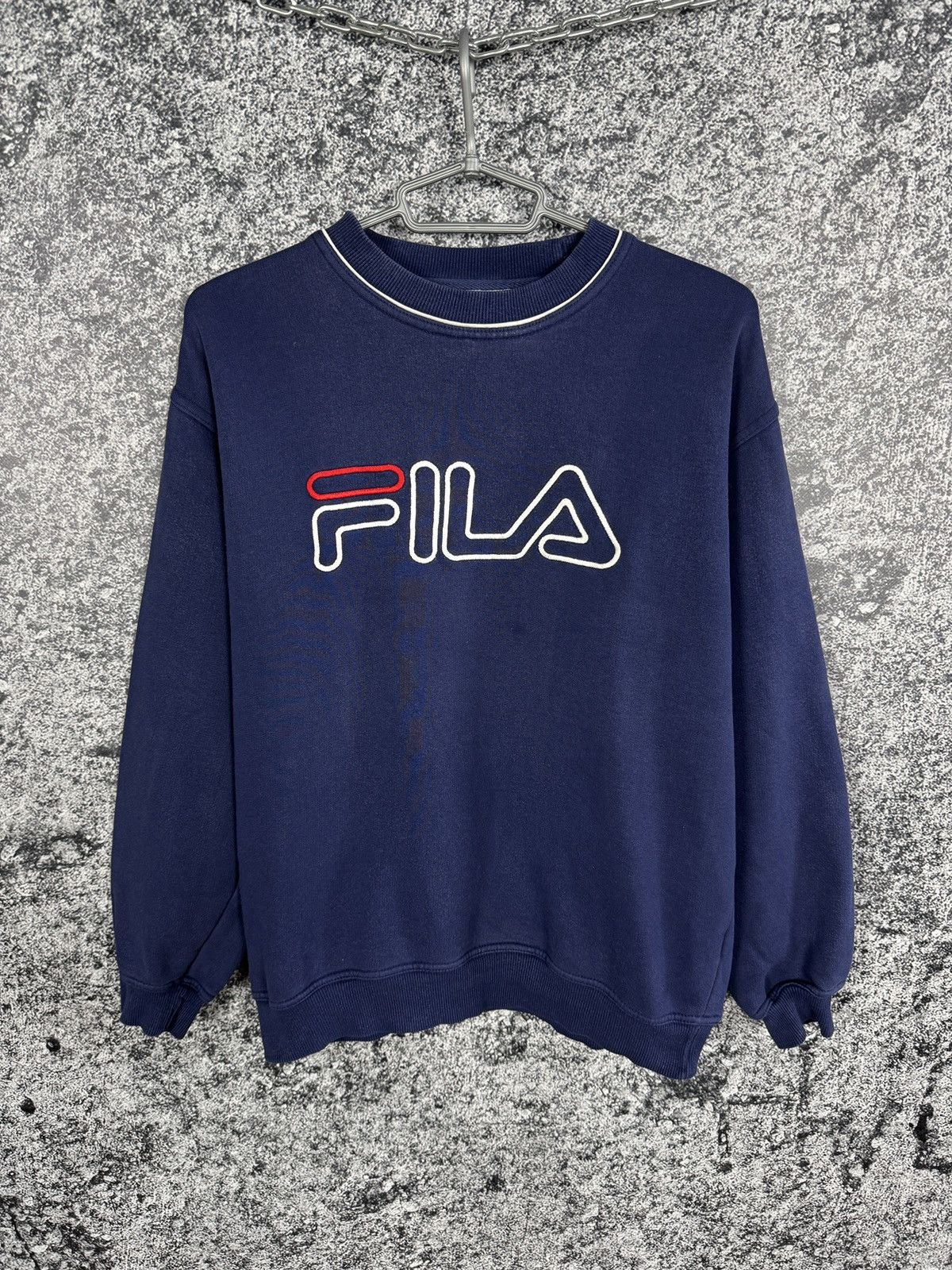 Fila FILA Vintage Crewneck Sweatshirt Big Logo Streetwear Size S Size US S / EU 44-46 / 1 - 1 Thumbnail