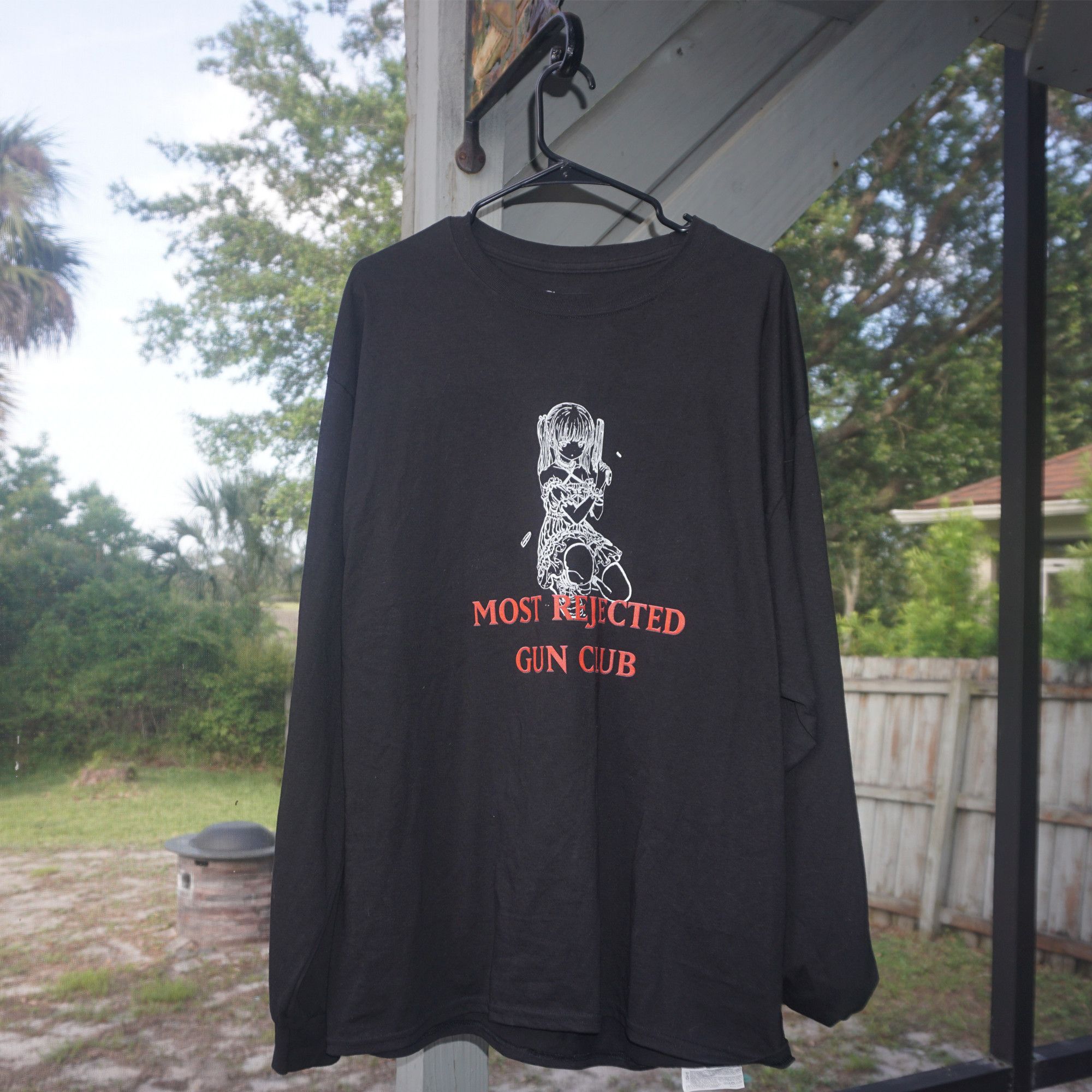 image of Vintage Most Rejected Gun Club L/s in Black, Men's (Size XL)