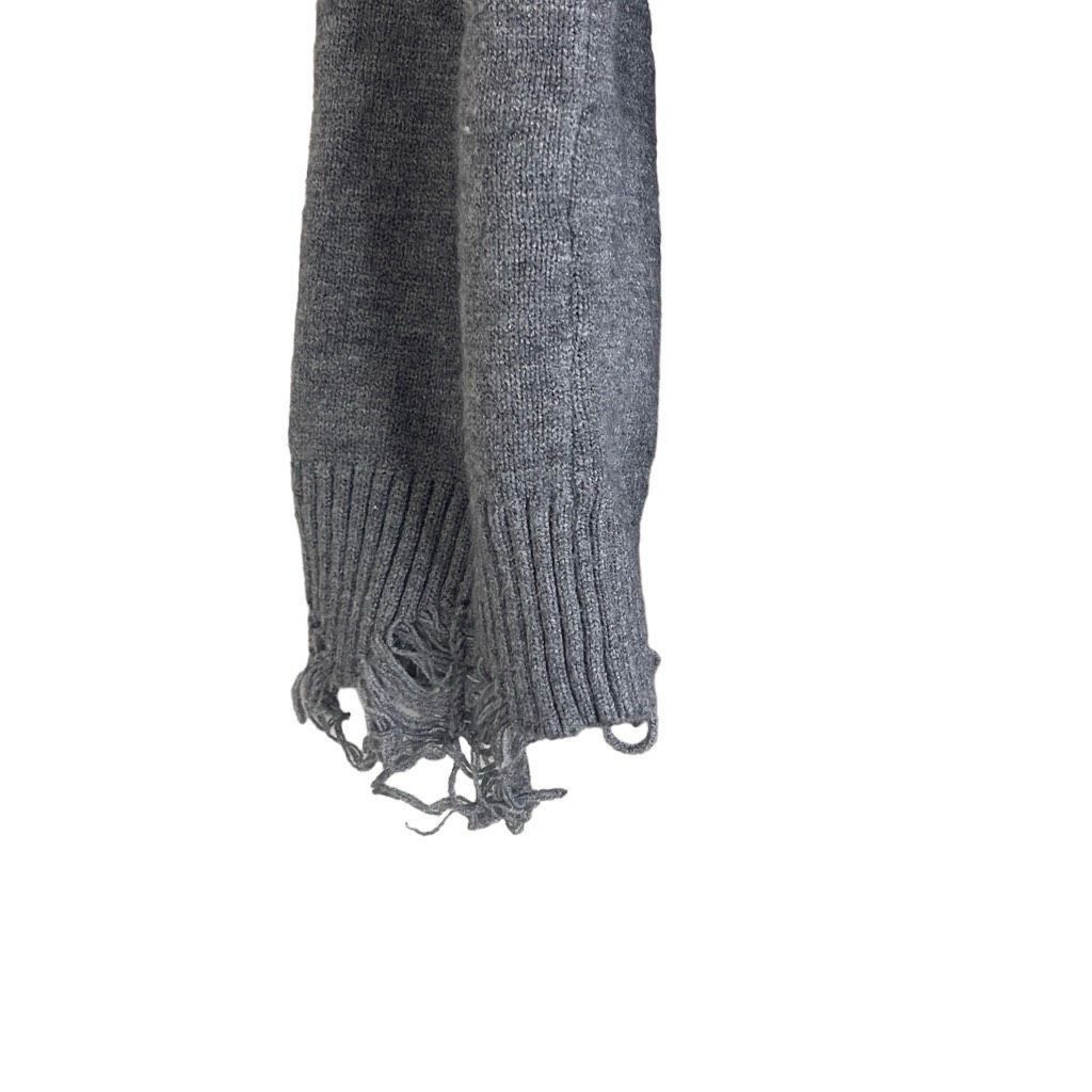 Other Brooklyn Karma Womens Size Small Pullover Crop Sweater Gray Size S / US 4 / IT 40 - 5 Thumbnail