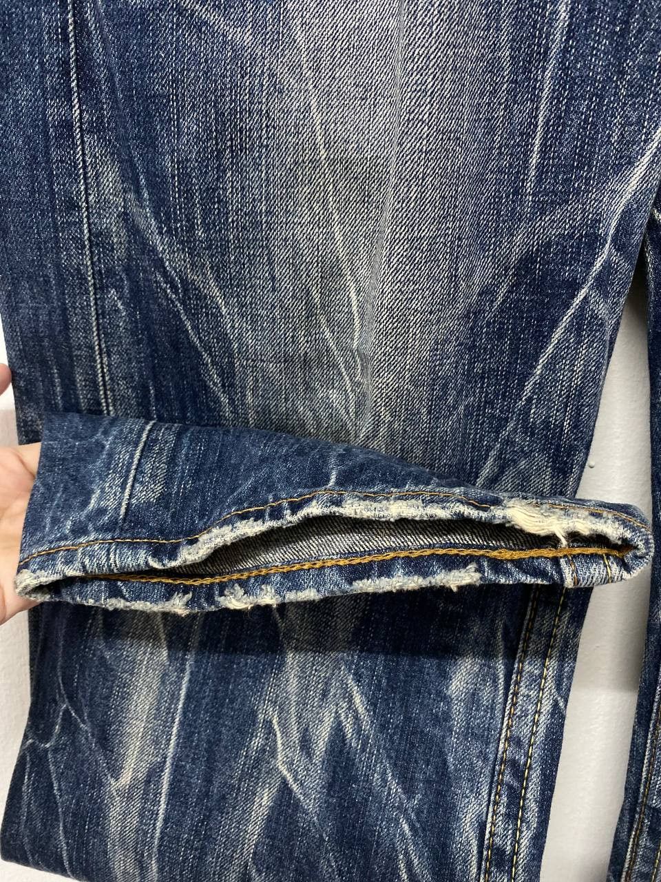 Levi's vintage levis 503 very nice faded design denim Size US 34 / EU 50 - 4 Thumbnail