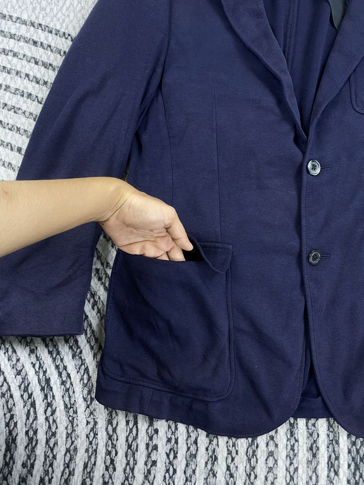 Gucci Gucci Navy Color Double Button Blazer Jacket Size US M / EU 48-50 / 2 - 5 Thumbnail