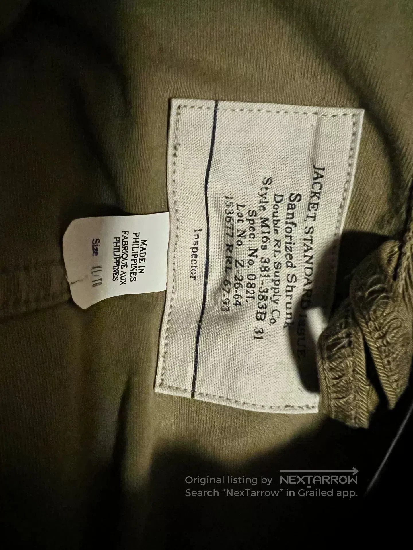 RRL Ralph Lauren RRL M42 Field Jacket Green. Size US XL / EU 56 / 4 - 3 Thumbnail
