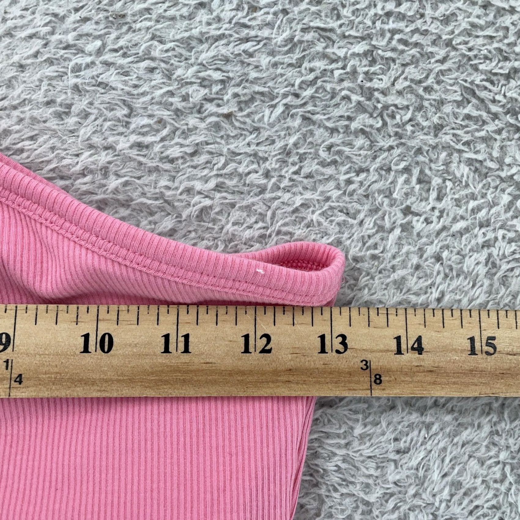 Pinko PINK Victoria's Secret Ribbed One Shoulder Crop Top Womens Small Pink 125618-086 Size S / US 4 / IT 40 - 4 Thumbnail