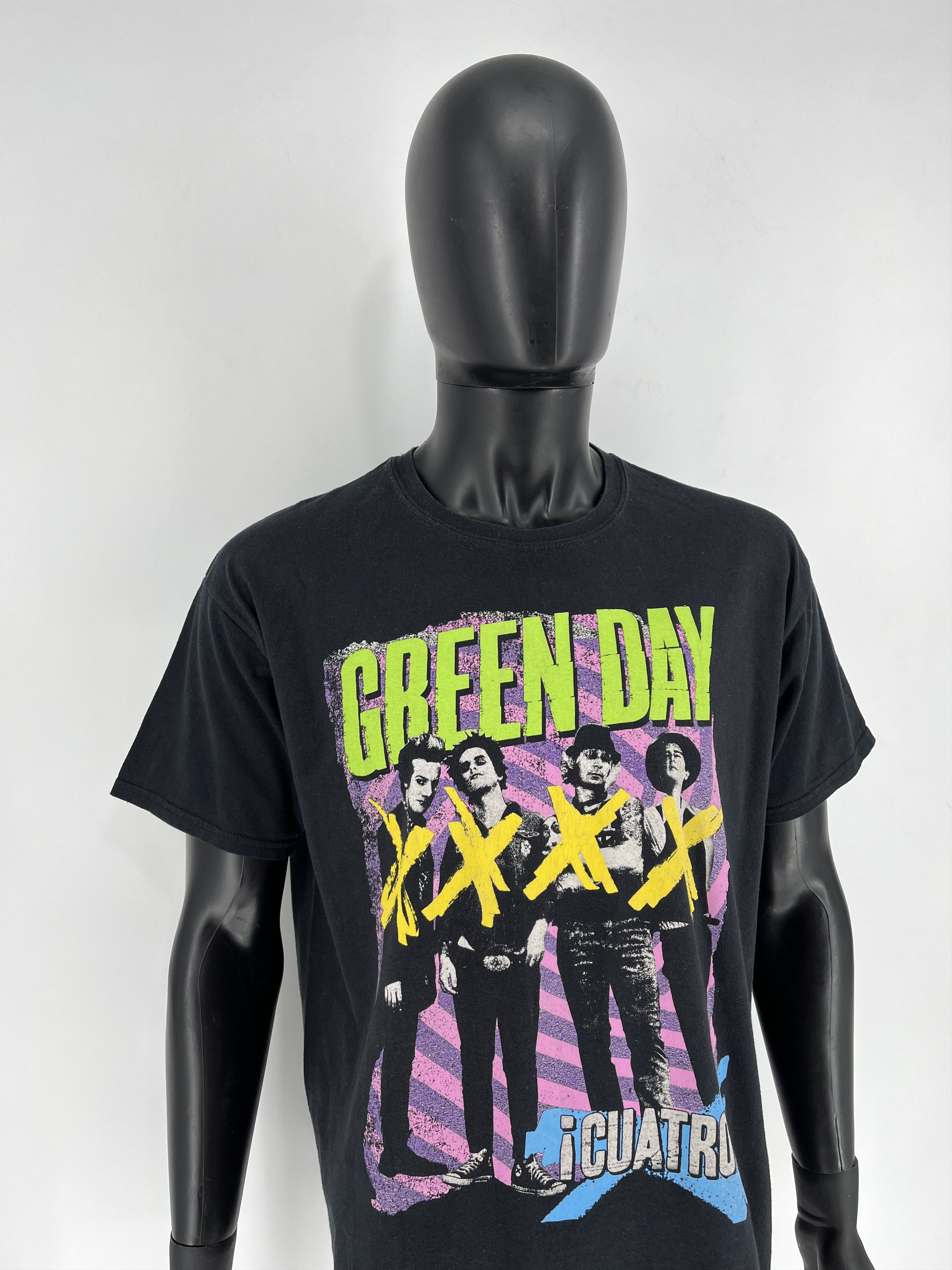 Band Tees × Vintage Vintage Green Day Band T-Shirt Us Punk Tshirts Band Tee Size US XL / EU 56 / 4 - 3 Thumbnail