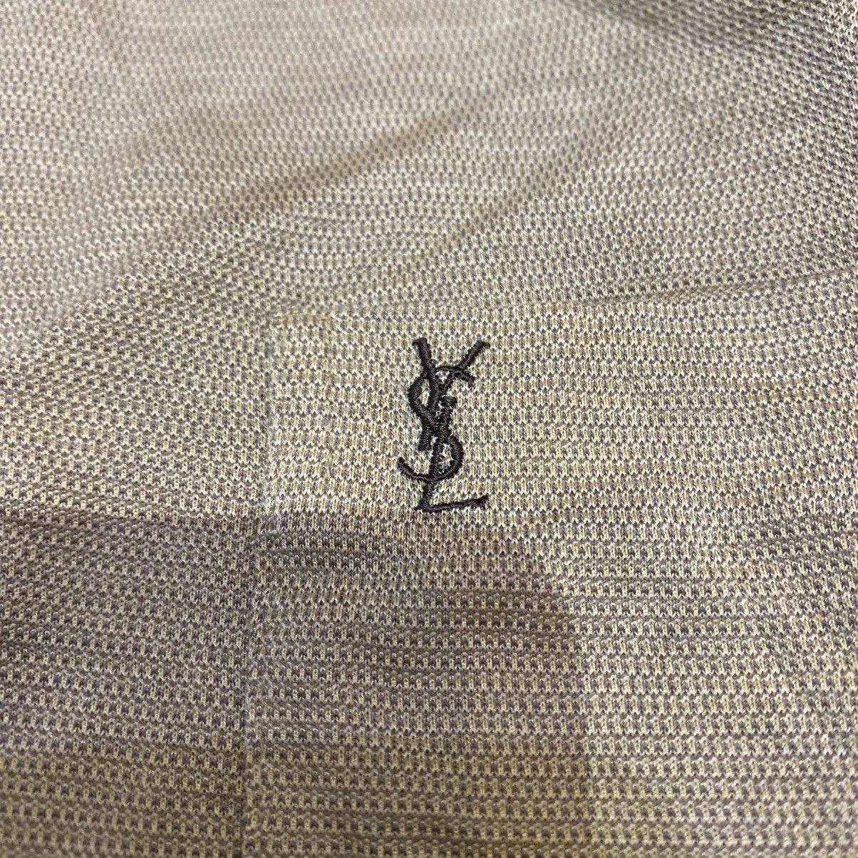 Yves Saint Laurent 90s Yves Saint Laurent Beigie Polo LS Shirt Size US XL / EU 56 / 4 - 8 Thumbnail