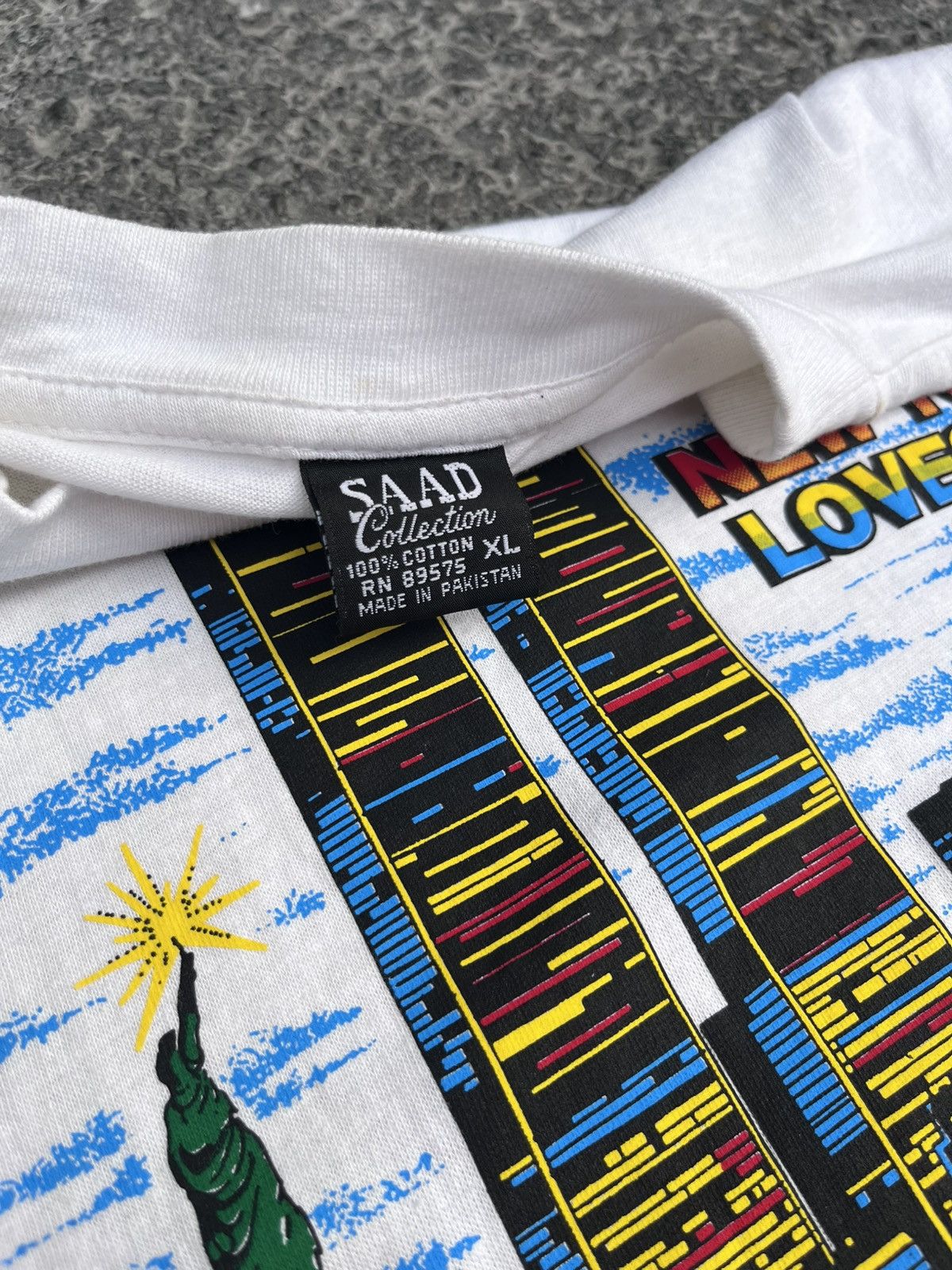 Vintage VINTAGE 1993 NYC TEE 🗽 Size US XL / EU 56 / 4 - 4 Thumbnail