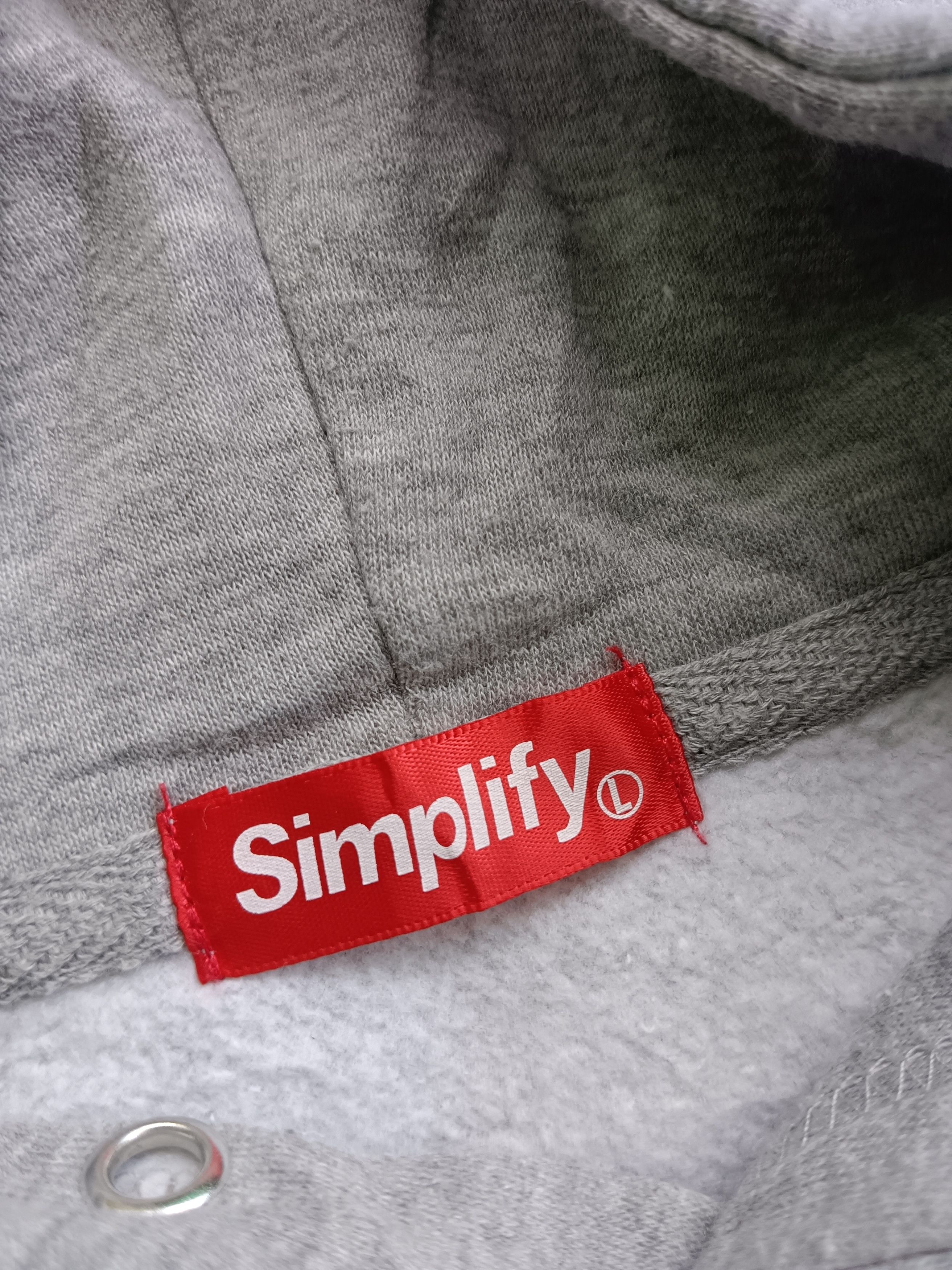 Designer × Japanese Brand Simplify Hoodie Grey Size US L / EU 52-54 / 3 - 4 Thumbnail
