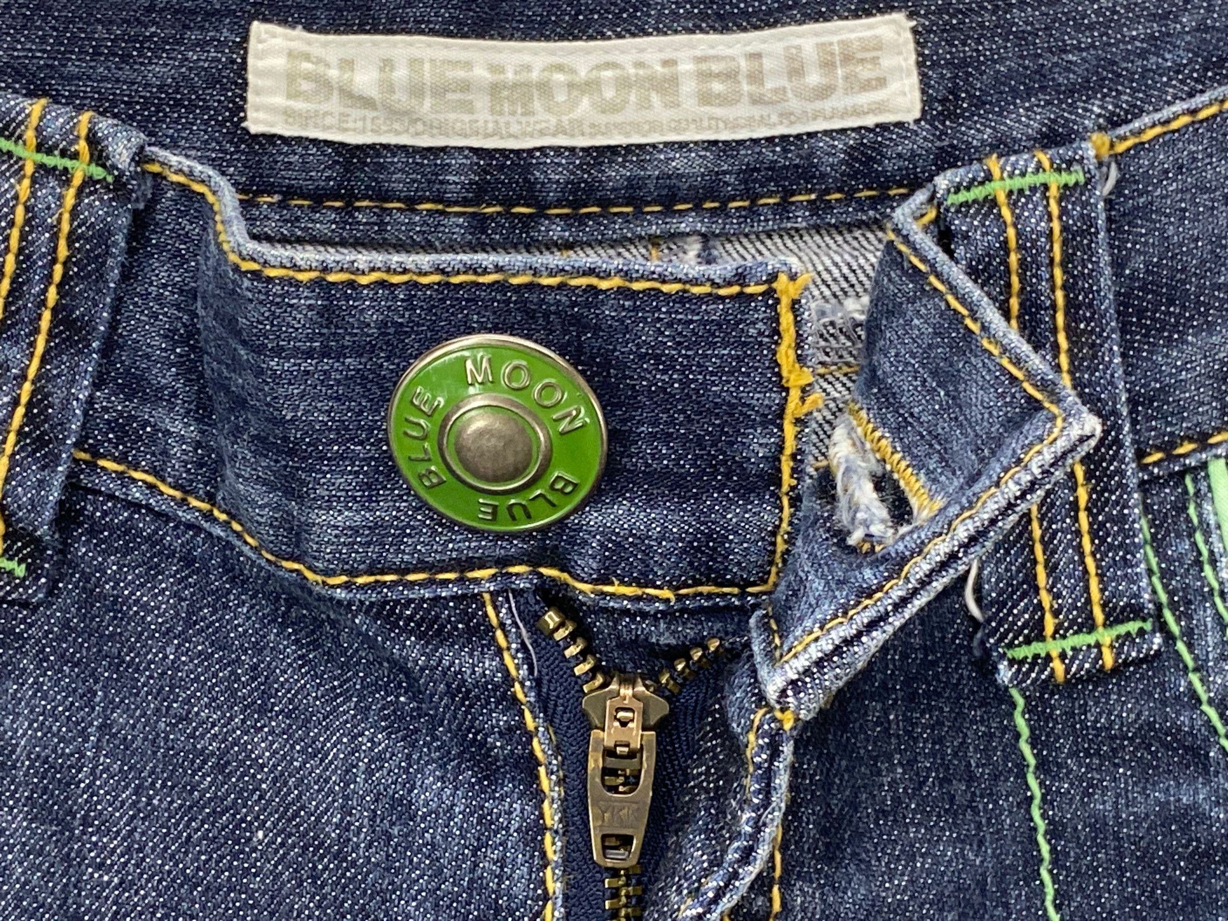 Japanese Brand Blue Moon Blue Japan Denim Jeans Japanese Surf Jeans Pants Size 29" - 9 Thumbnail