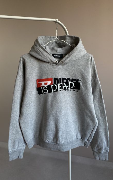 Diesel Diesel Is Dead Big Logo Hoodie Grailed