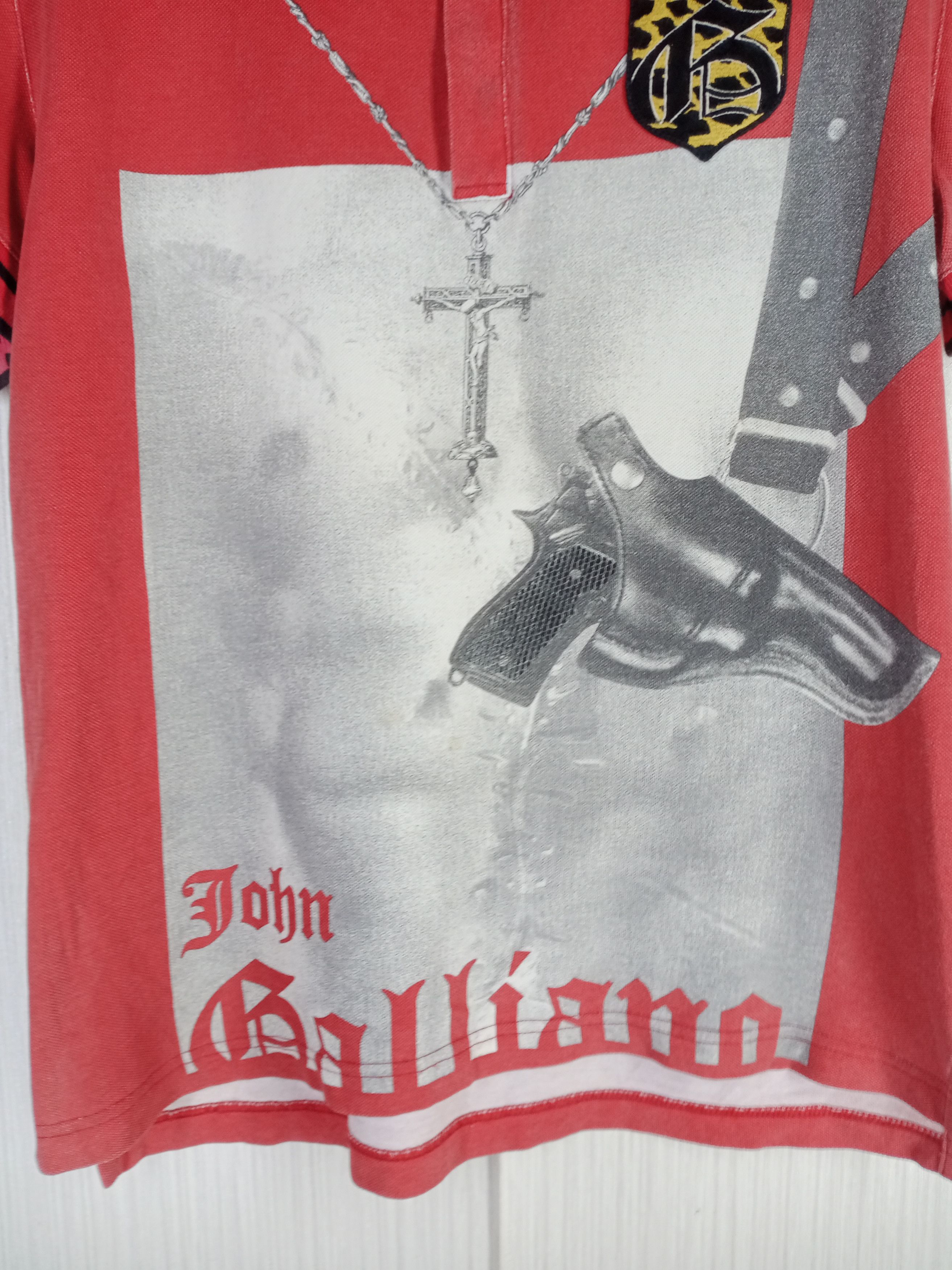 John Galliano Rare John Galliano Polo Shirt Size US L / EU 52-54 / 3 - 2 Thumbnail