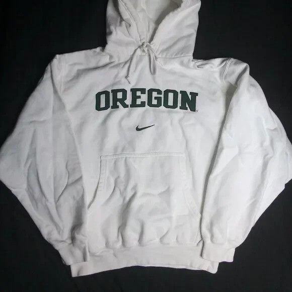 Nike Vintage Nike Oregon Ducks Mid Swoosh Hoodie Sweatshirt Size US S / EU 44-46 / 1 - 3 Thumbnail