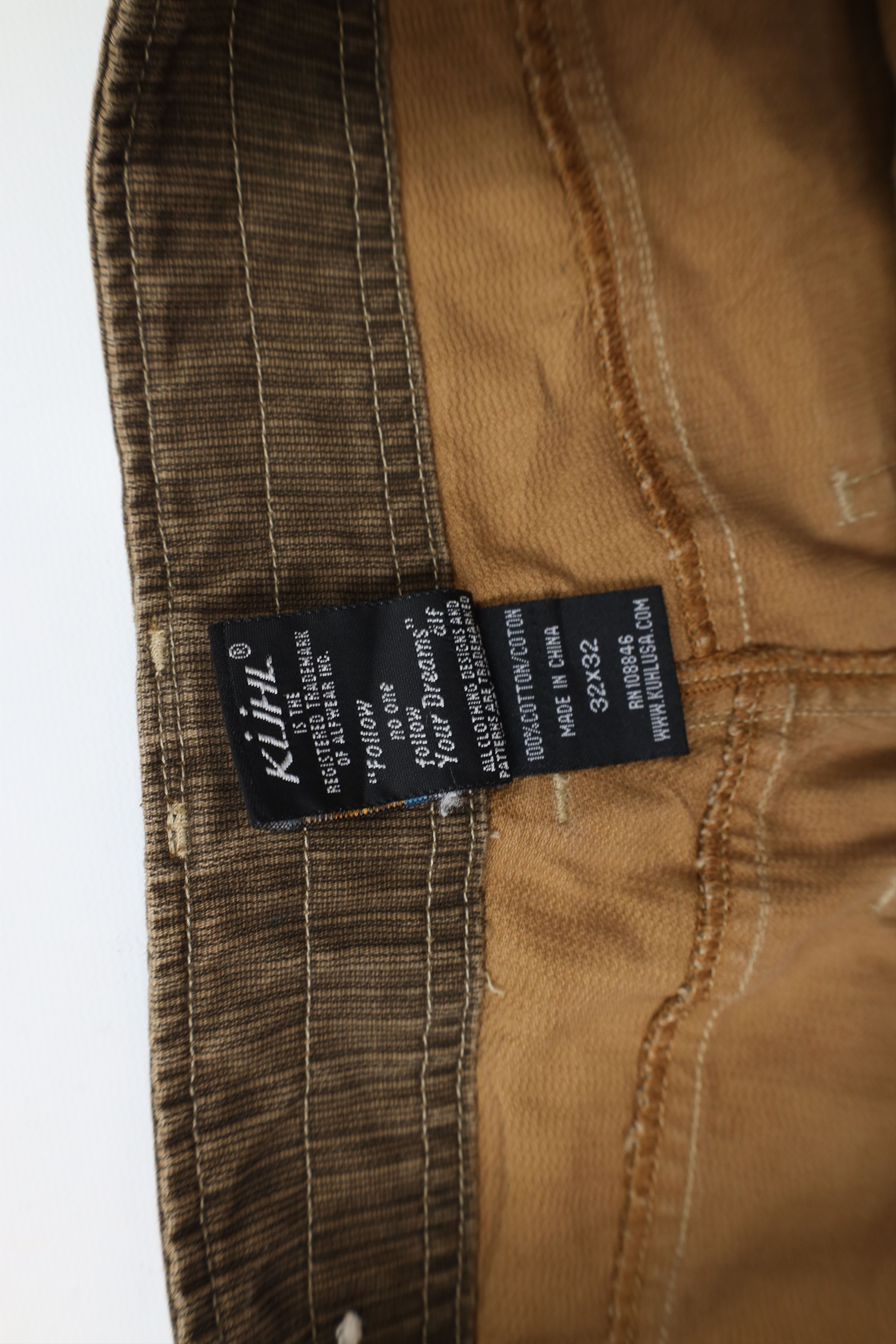 Kuhl × Vintage Vintage Kuhl Mountain Striped Ribbed Wide Leg Dungaree Pants Size US 32 / EU 48 - 9 Thumbnail