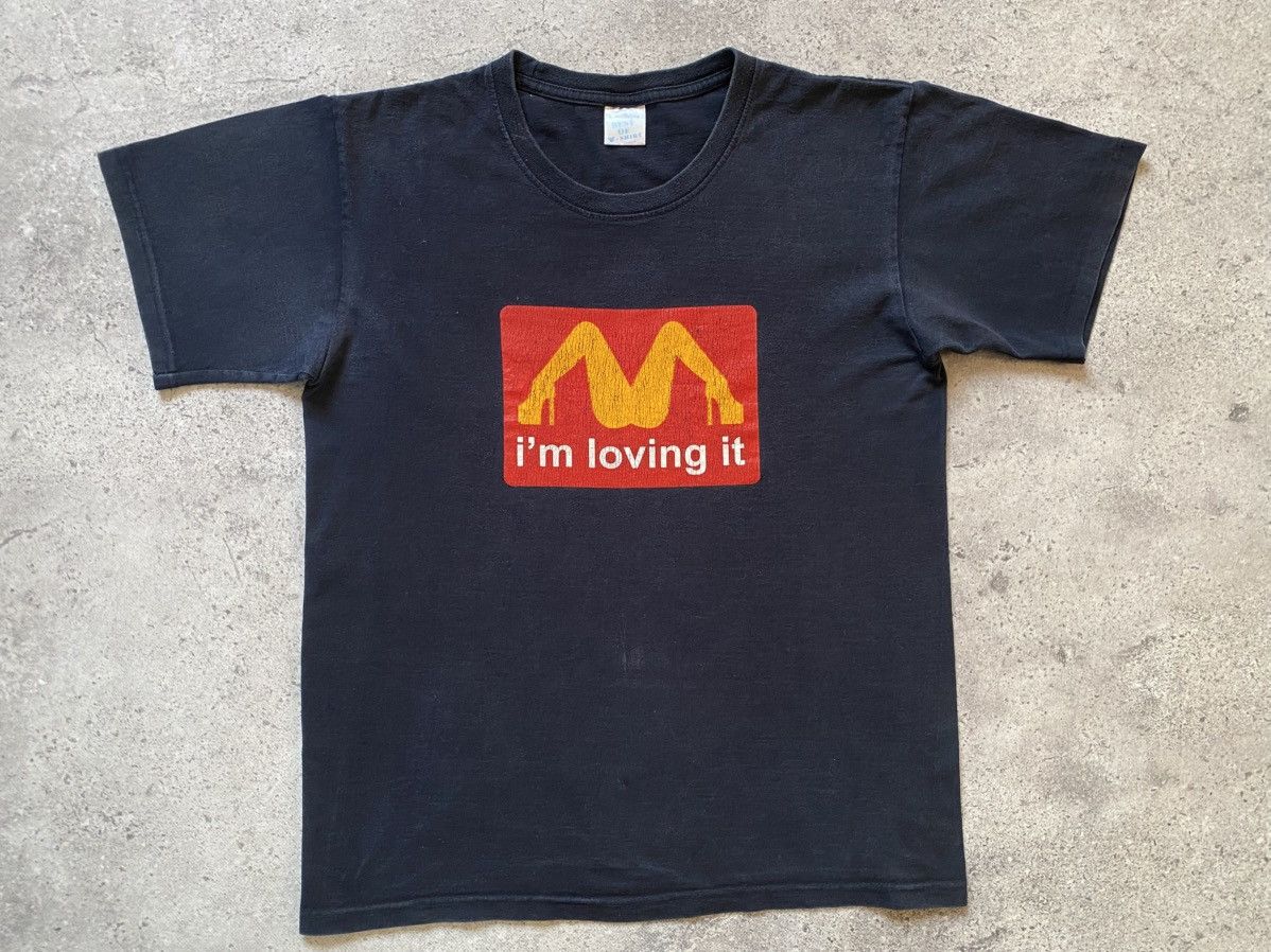 Vintage Vintage 00s Y2K Humor I’m loving it Tees T Shirt Retro Size US L / EU 52-54 / 3 - 1 Thumbnail