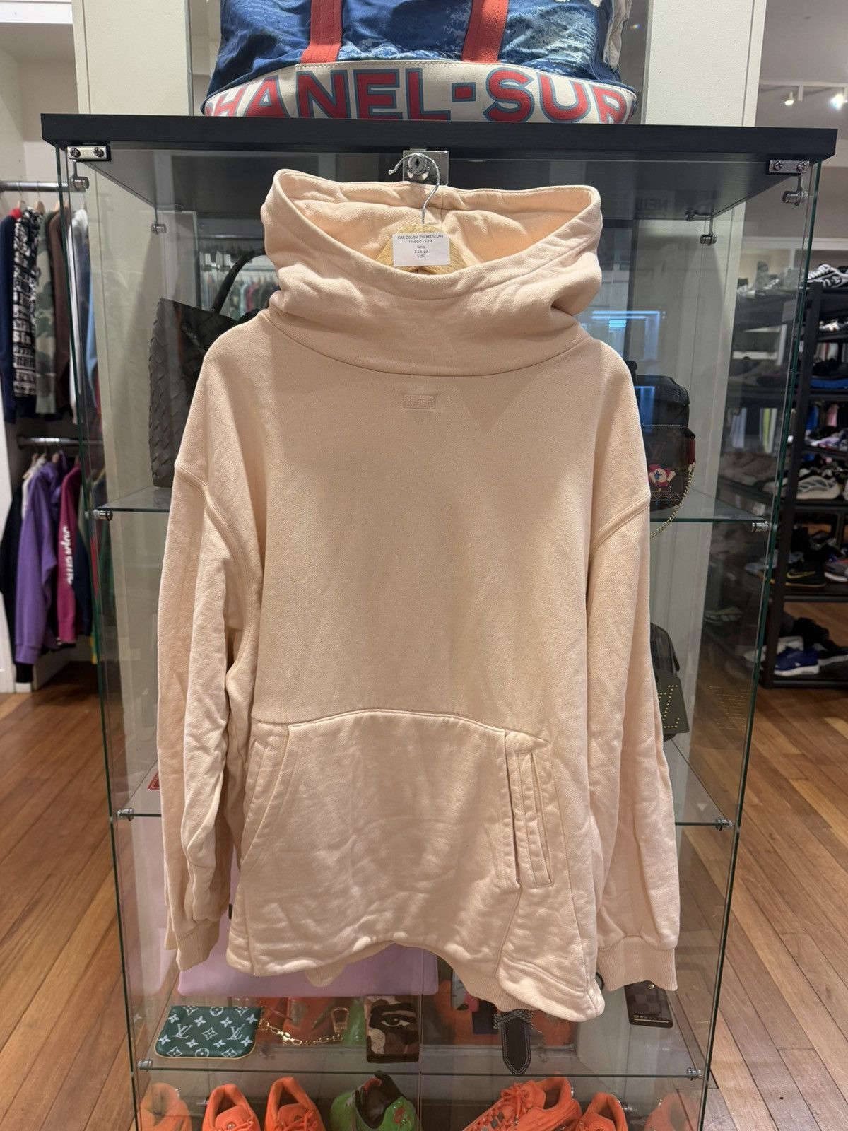Kith Kith Double Pocket Scuba Hoodie - Pink Size US XL / EU 56 / 4 - 1 Thumbnail