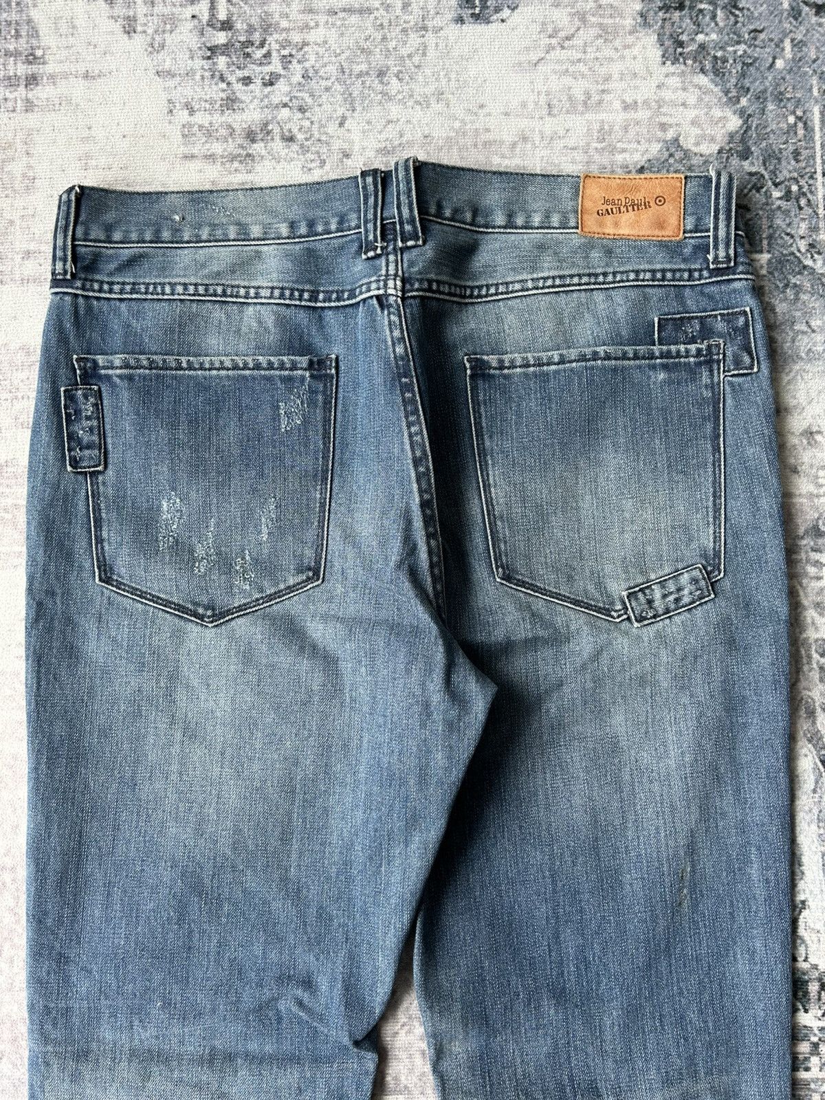 Jean Paul Gaultier JPG Patchwork Jeans Size US 35 - 8 Thumbnail