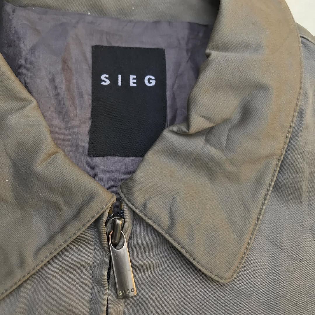 Japanese Brand × Vintage Sieg Coated Cloth leather wax Jacket Size Medium Size US M / EU 48-50 / 2 - 3 Thumbnail