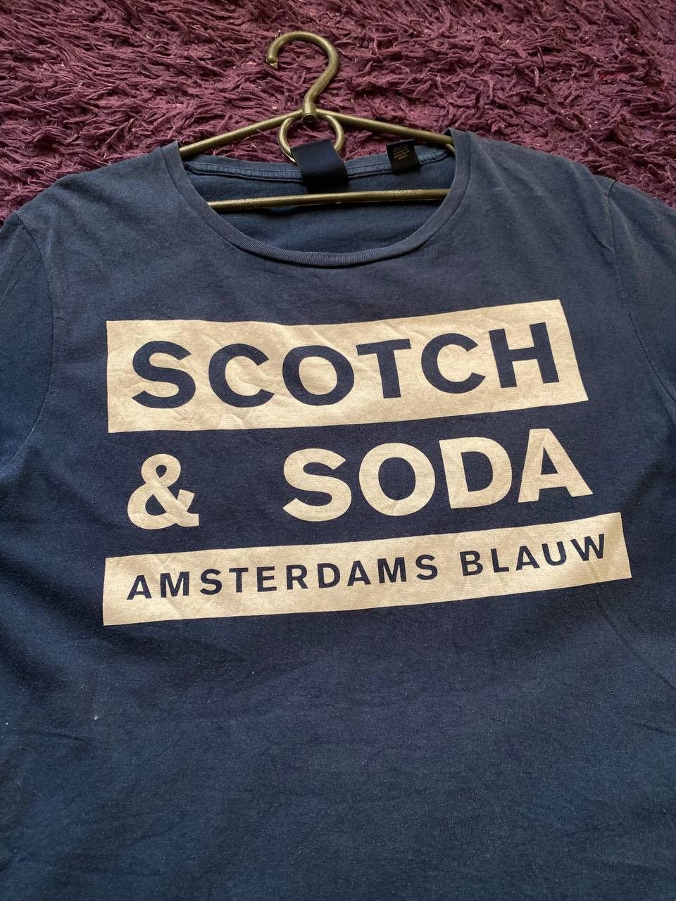 Scotch & Soda Scotch & Soda Amsterdam Blauw Classic T Shirt center logo Size US M / EU 48-50 / 2 - 9 Thumbnail