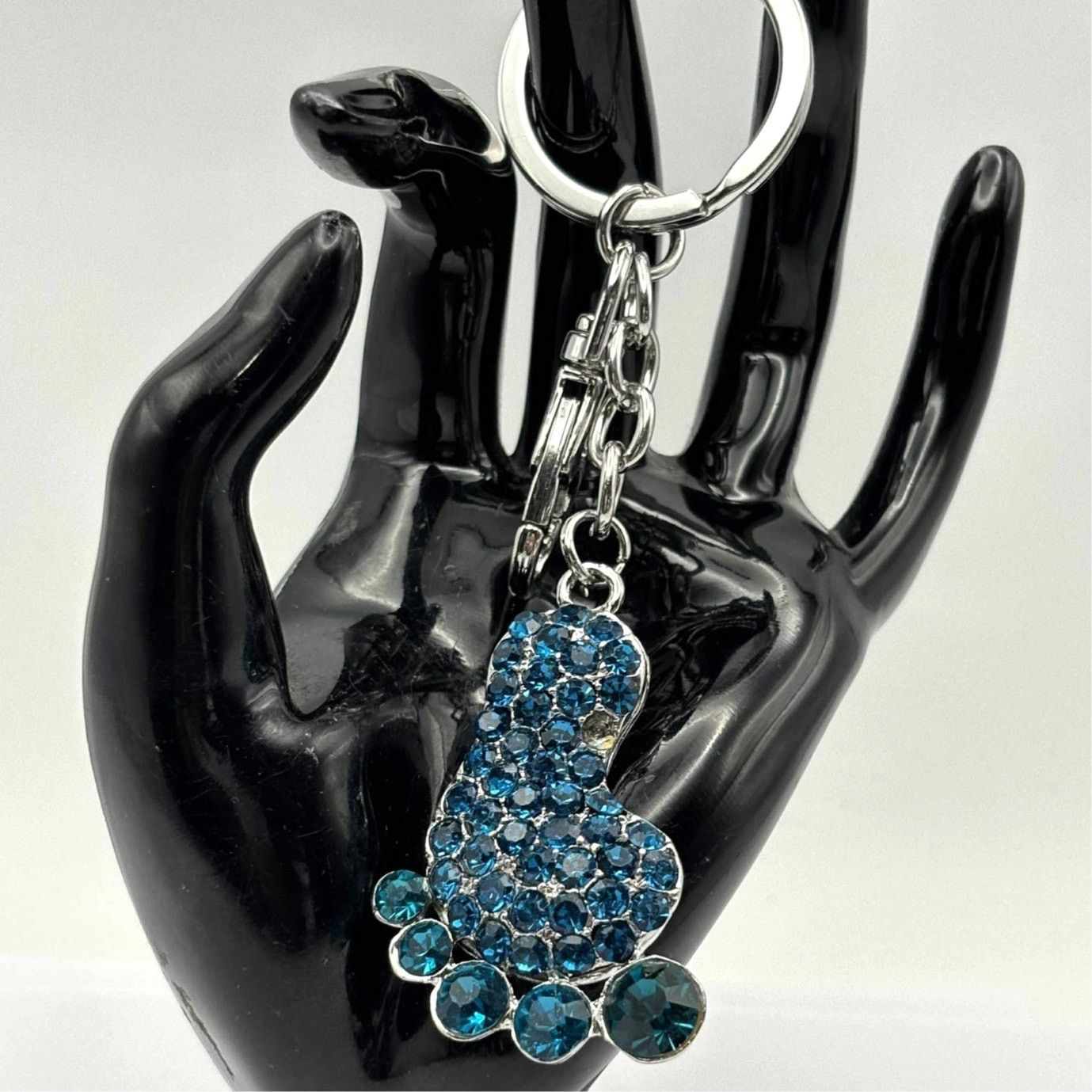 Other Blue Crystal Feet Keychain Size ONE SIZE - 1 Thumbnail