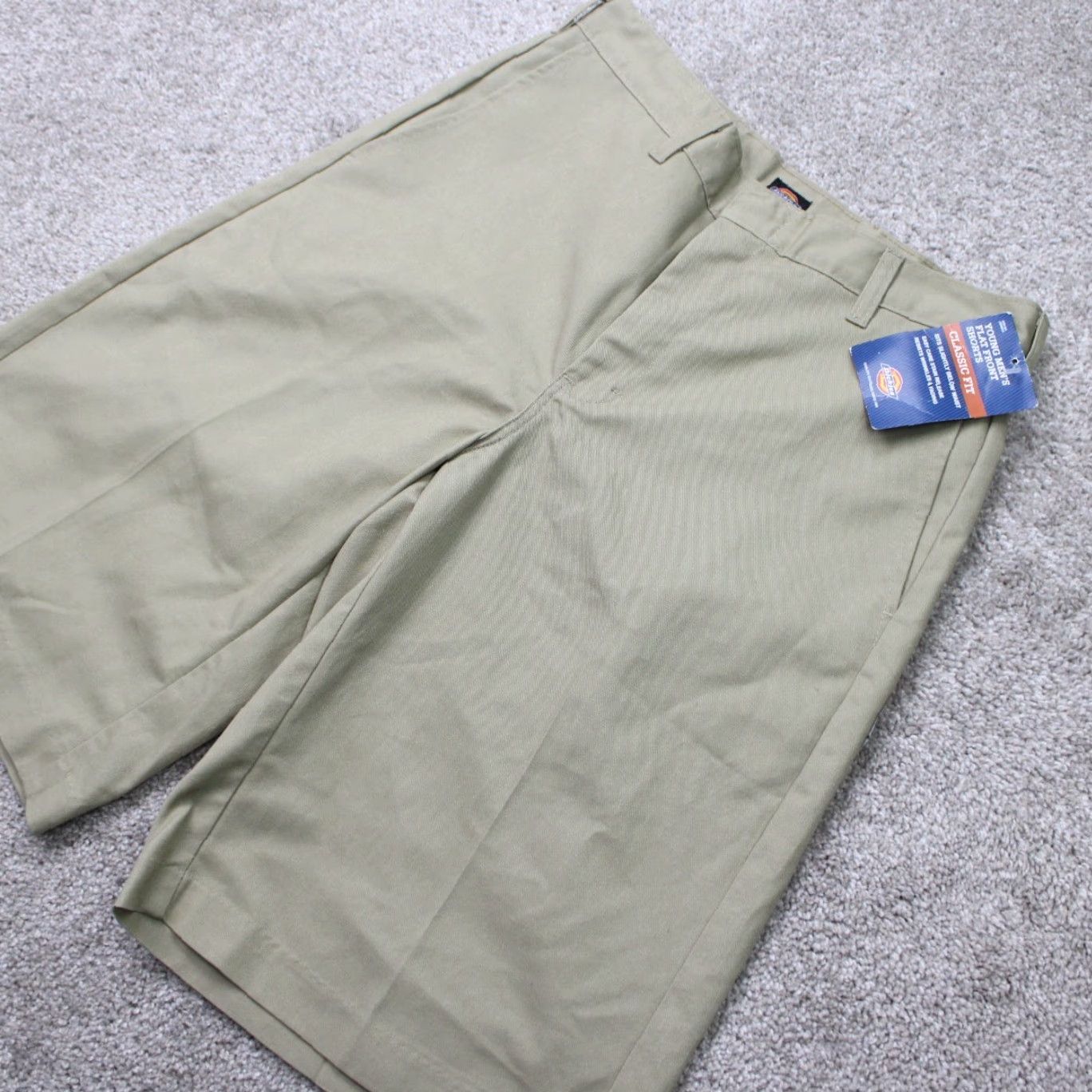 Dickies Dickies Shorts Mens 30 Beige Classic Fit Flat Front Wrinkle Resistant Casual Workwear 5-Pocket Summer Spring Size US 30 / EU 46 - 3 Thumbnail