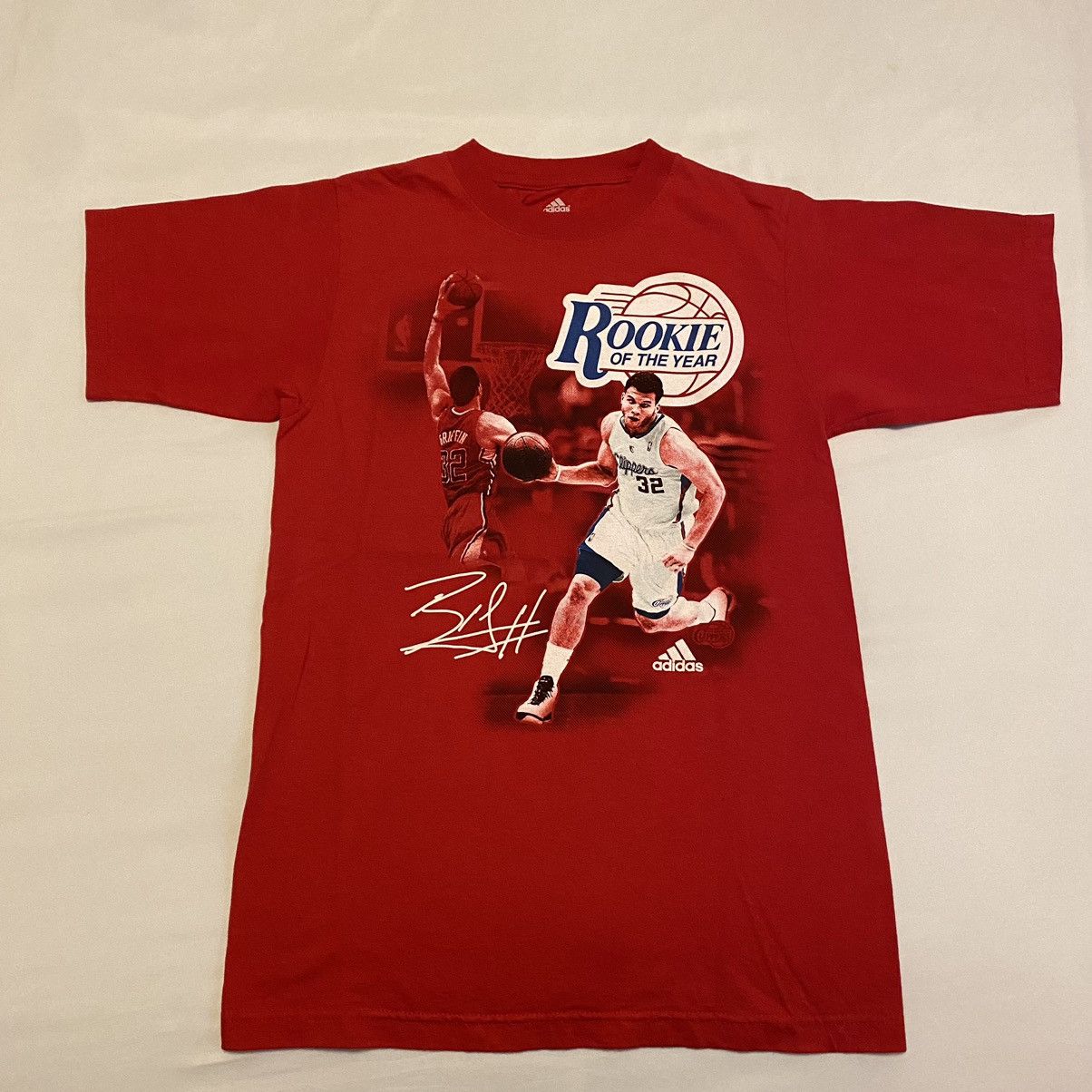 Adidas Adidas Blake Griffin Rookie Of The Year La Clippers T-Shirt Size US S / EU 44-46 / 1 - 1 Thumbnail