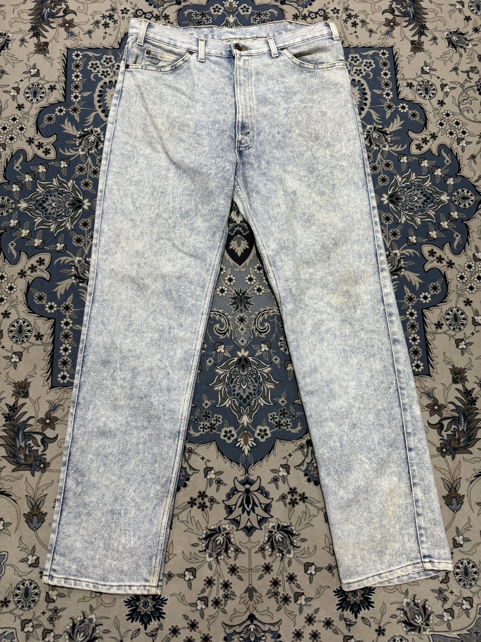 Levi's × Vintage Vintage Levis Silver Tag #530 Medal Acid Wash denim Jeans Size US 32 / EU 48 - 1 Thumbnail