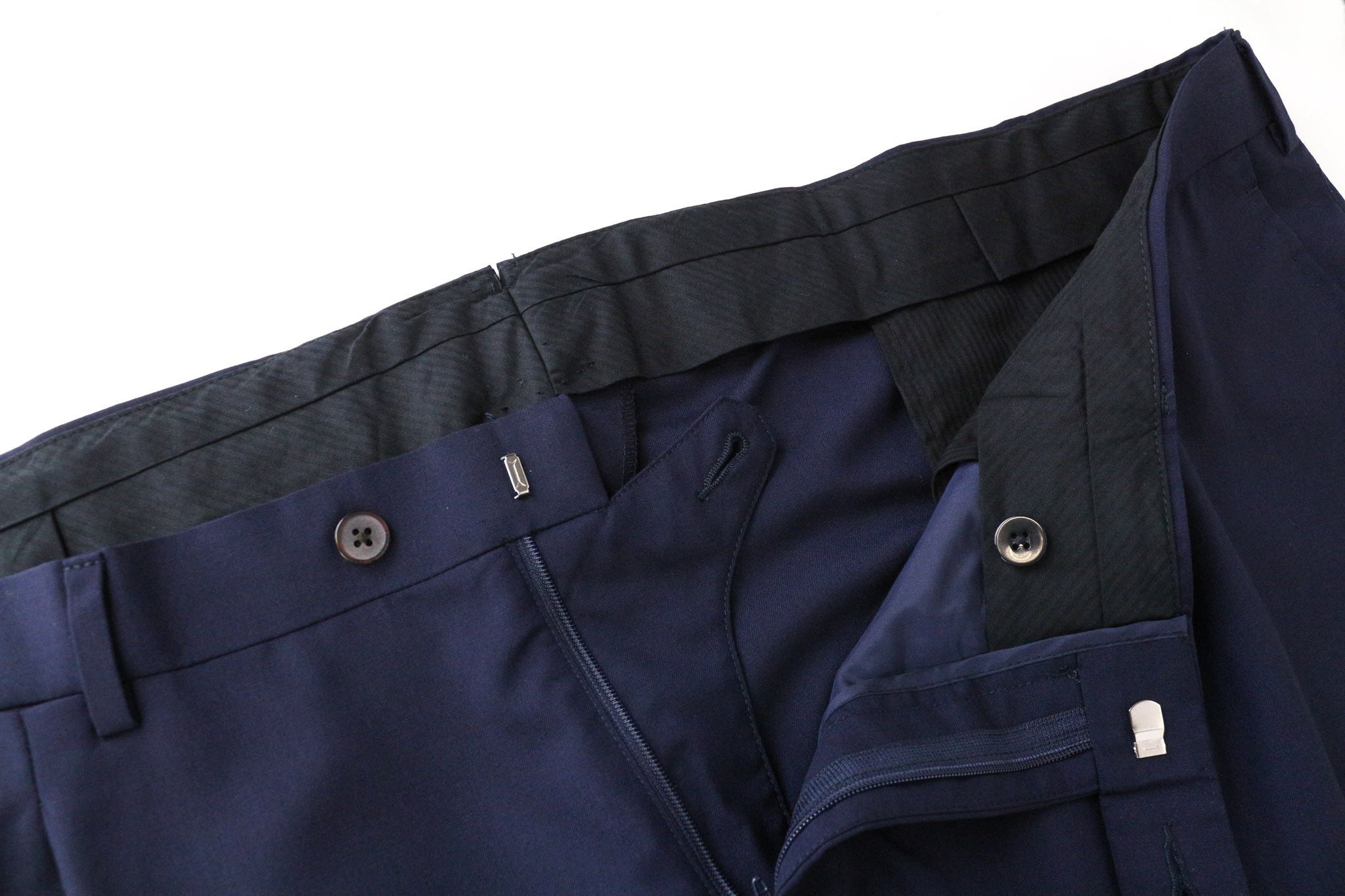 Suitsupply LA SPALLA UK56S Navy Blue Wool 2 Piece Suit 78884 Size 54R - 12 Thumbnail