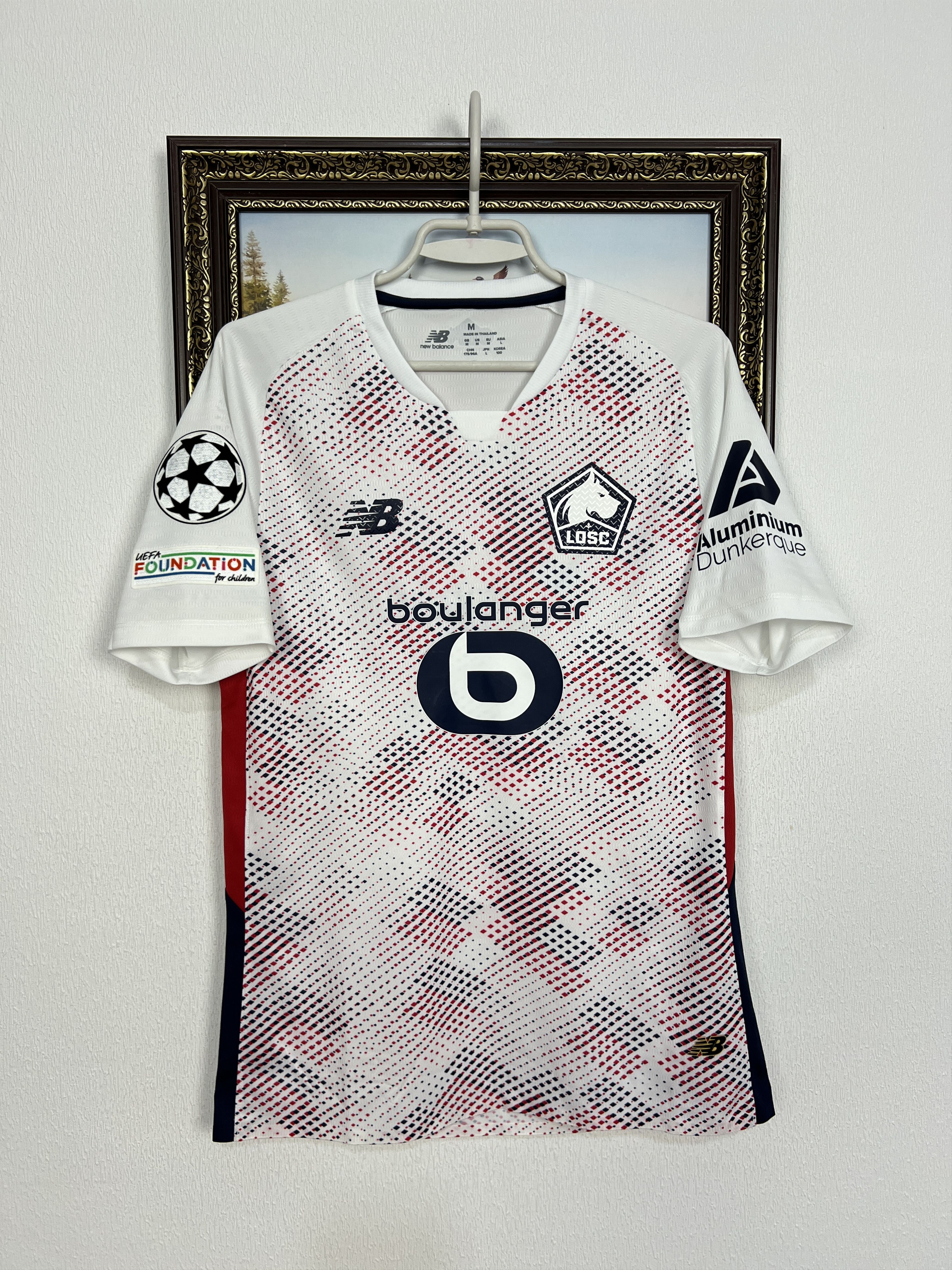 Nike Lille football shirt Soccer Nike White Jersey Mens Trikot Size US L / EU 52-54 / 3 - 1 Thumbnail