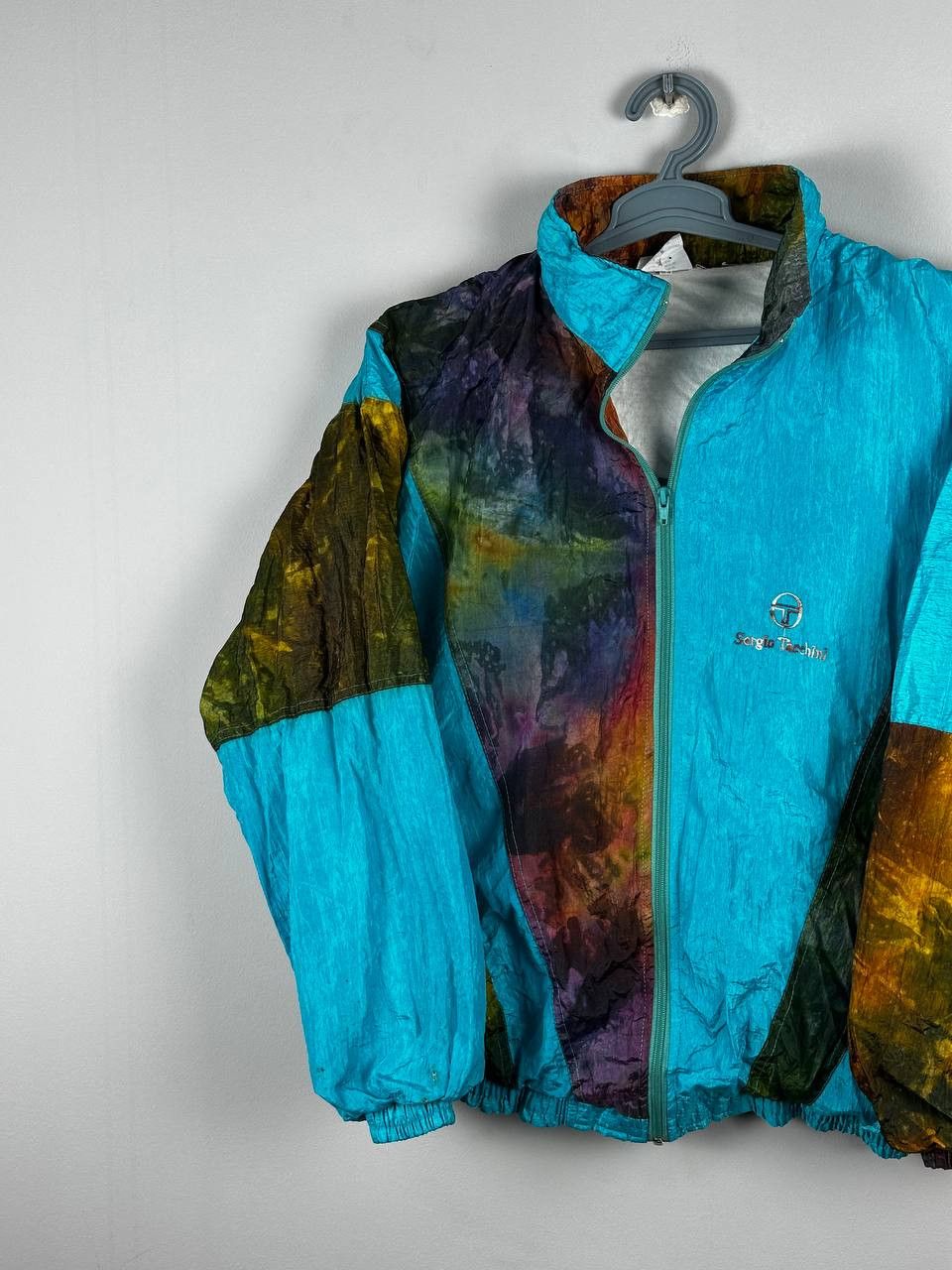 Sergio Tacchini 90s Sergio Tacchini Sports Nylon Jacket Retro Size US M / EU 48-50 / 2 - 2 Thumbnail