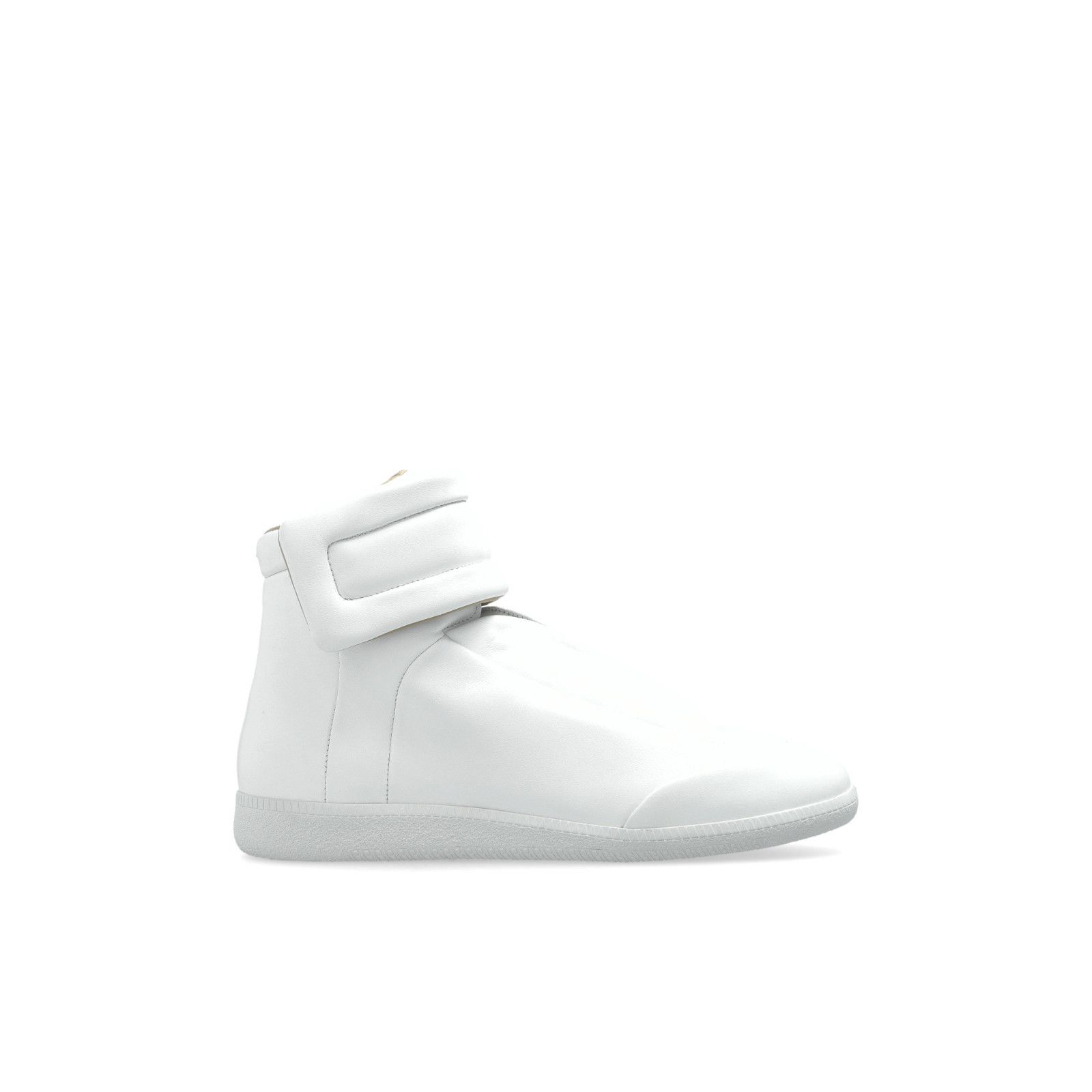 MAISON MARGIELA Above The Ankle White Leather Sneakers New