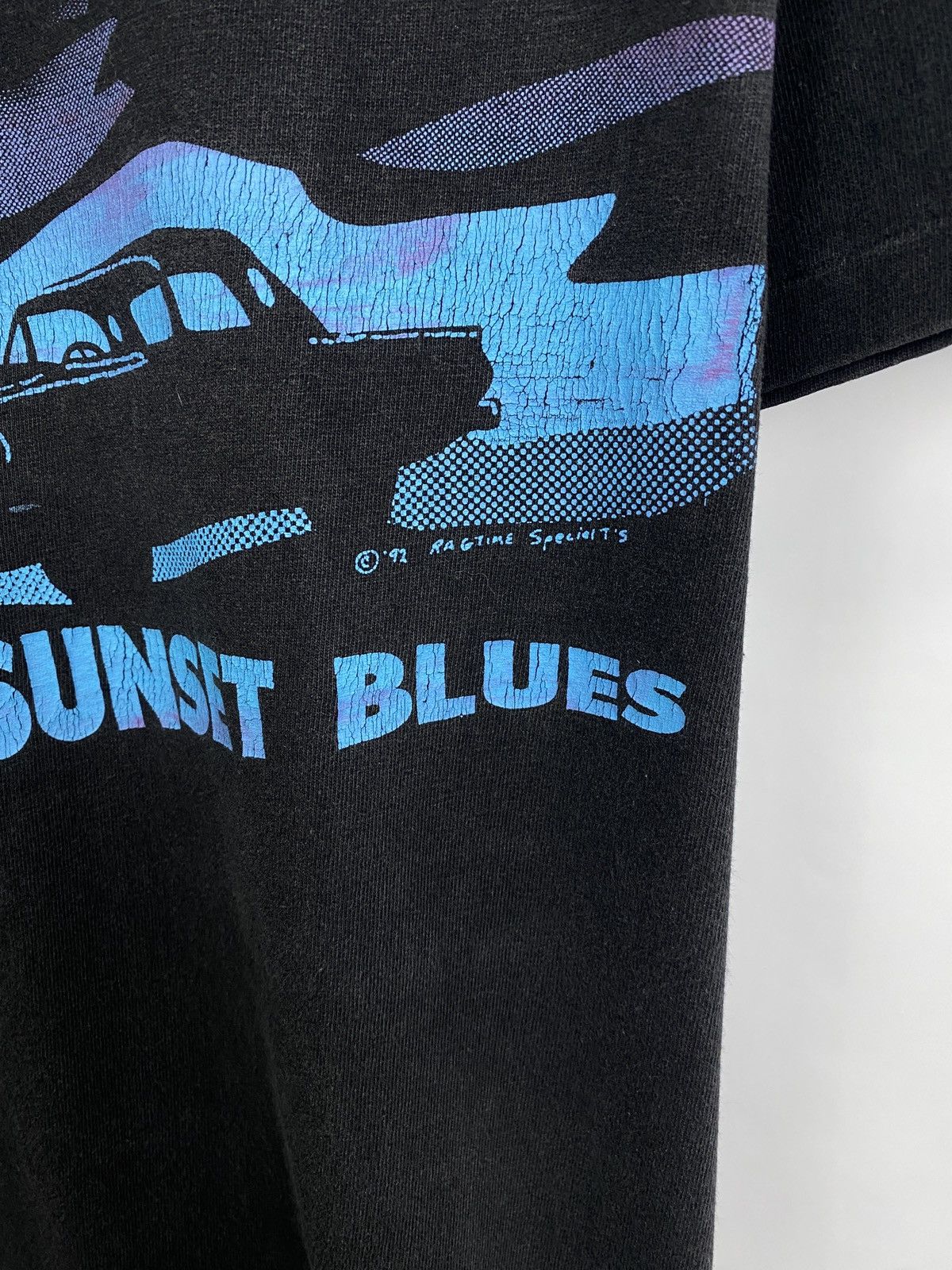 Route 66 🇺🇸 Vintage 1992 Route 66 Sunset Blues Hanes T-Shirt Y2K Retro Size US XL / EU 56 / 4 - 6 Thumbnail