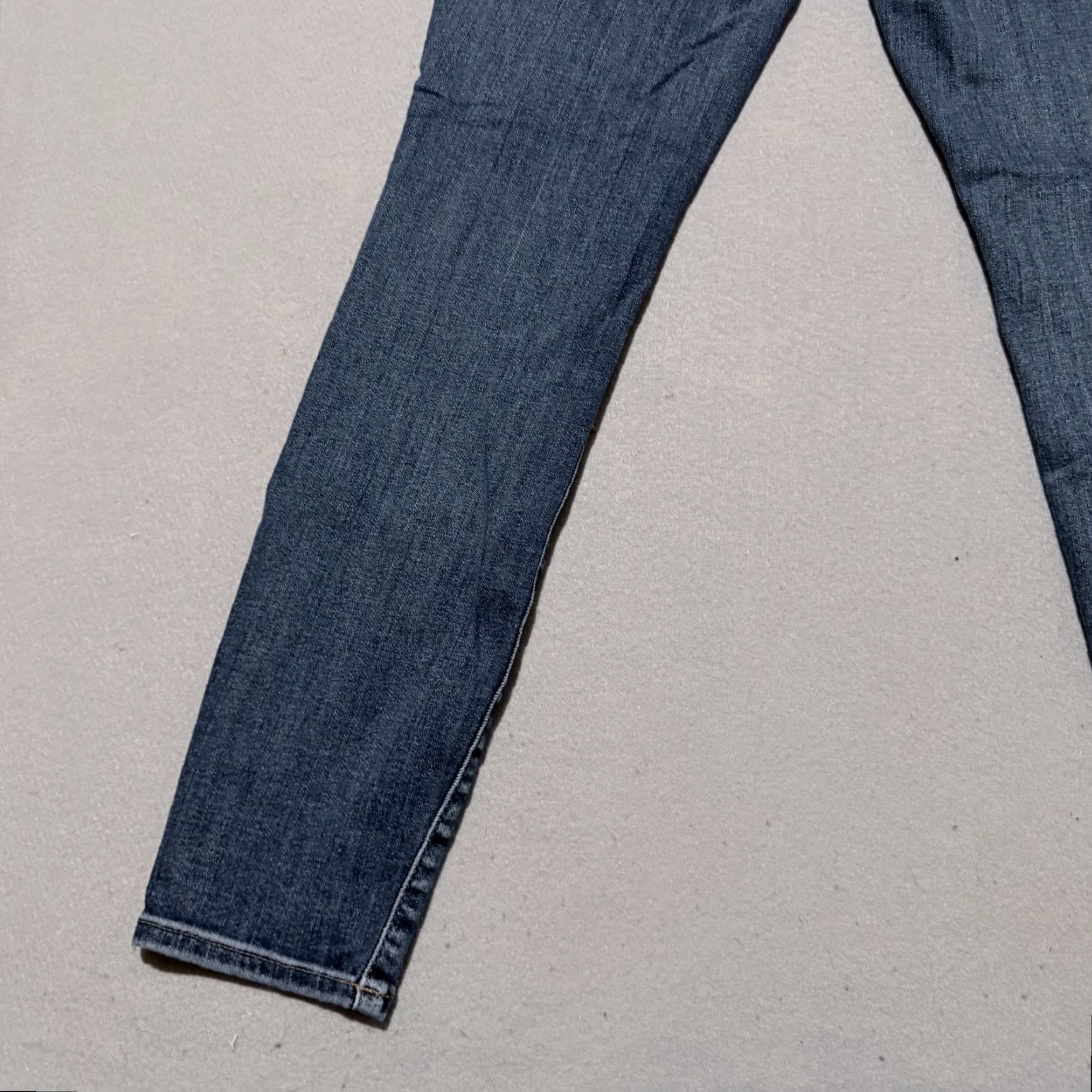 Gap Gap Jeans Women's Blue Denim Stretch Low Rise Skinny 27 Jeans - 27, Slim, 5-Pocket, Regular, Cotton, Gap Size 27" / US 4 / IT 40 - 7 Thumbnail