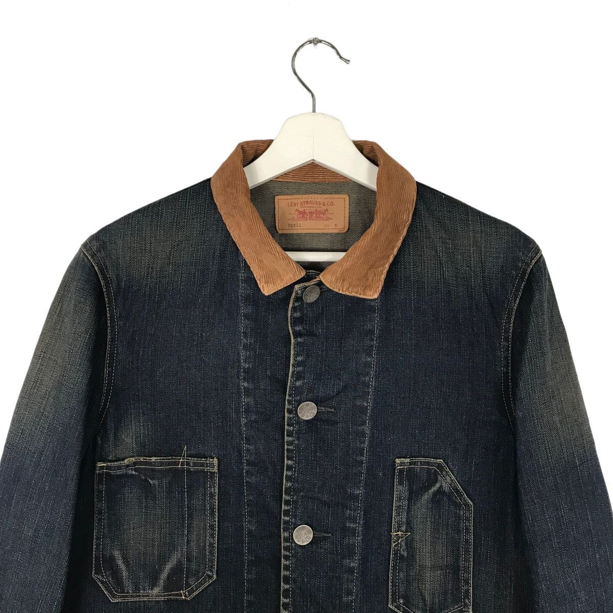 Levi's 💥 VINTAGE LEVIS DYED FLARE CHORE JACKET Size US M / EU 48-50 / 2 - 2 Thumbnail