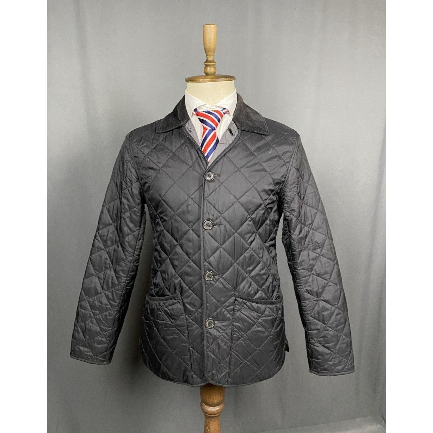Barbour Barbour Midhurst Men's Black Quilted Jacket Size M Size US M / EU 48-50 / 2 - 1 Thumbnail