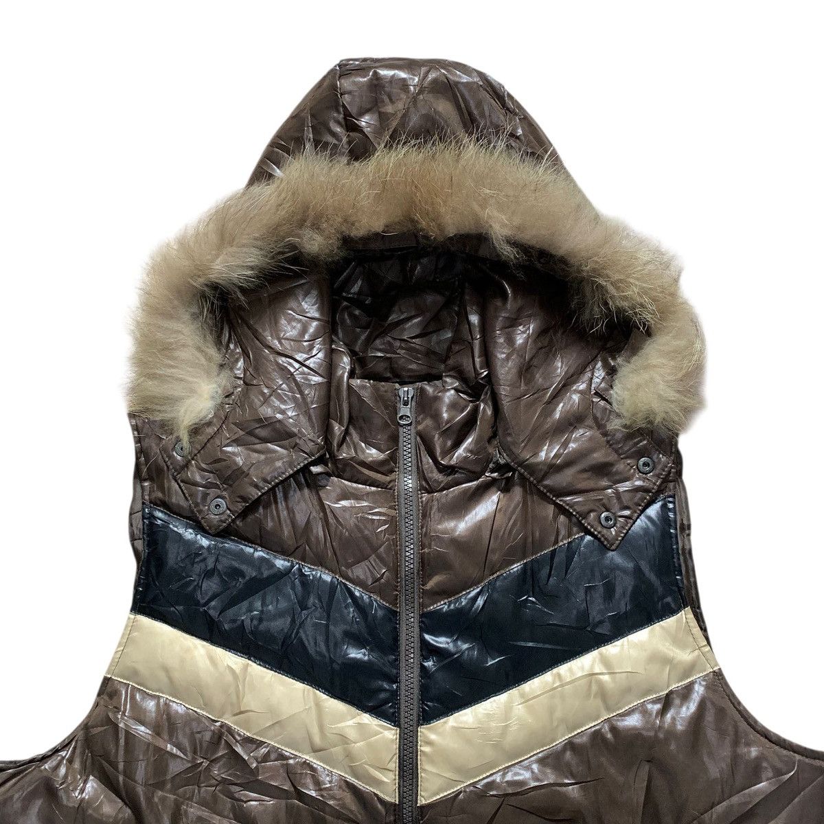 20471120 Craft Works LGB GOA Vkei Style Puffer Vest Fur Jacket Size US L / EU 52-54 / 3 - 4 Thumbnail